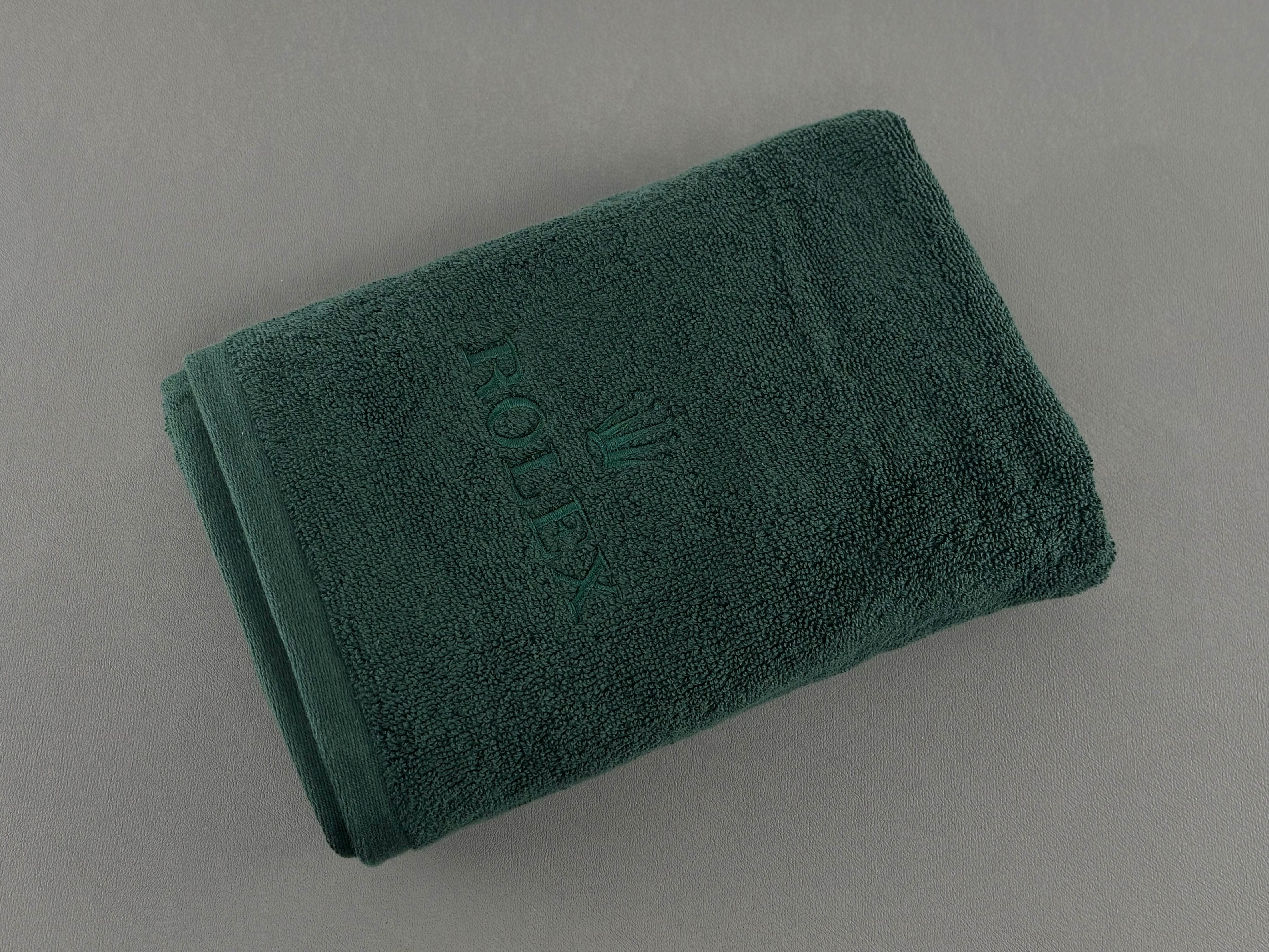 Rolex Towel with Toiletry Bag Green