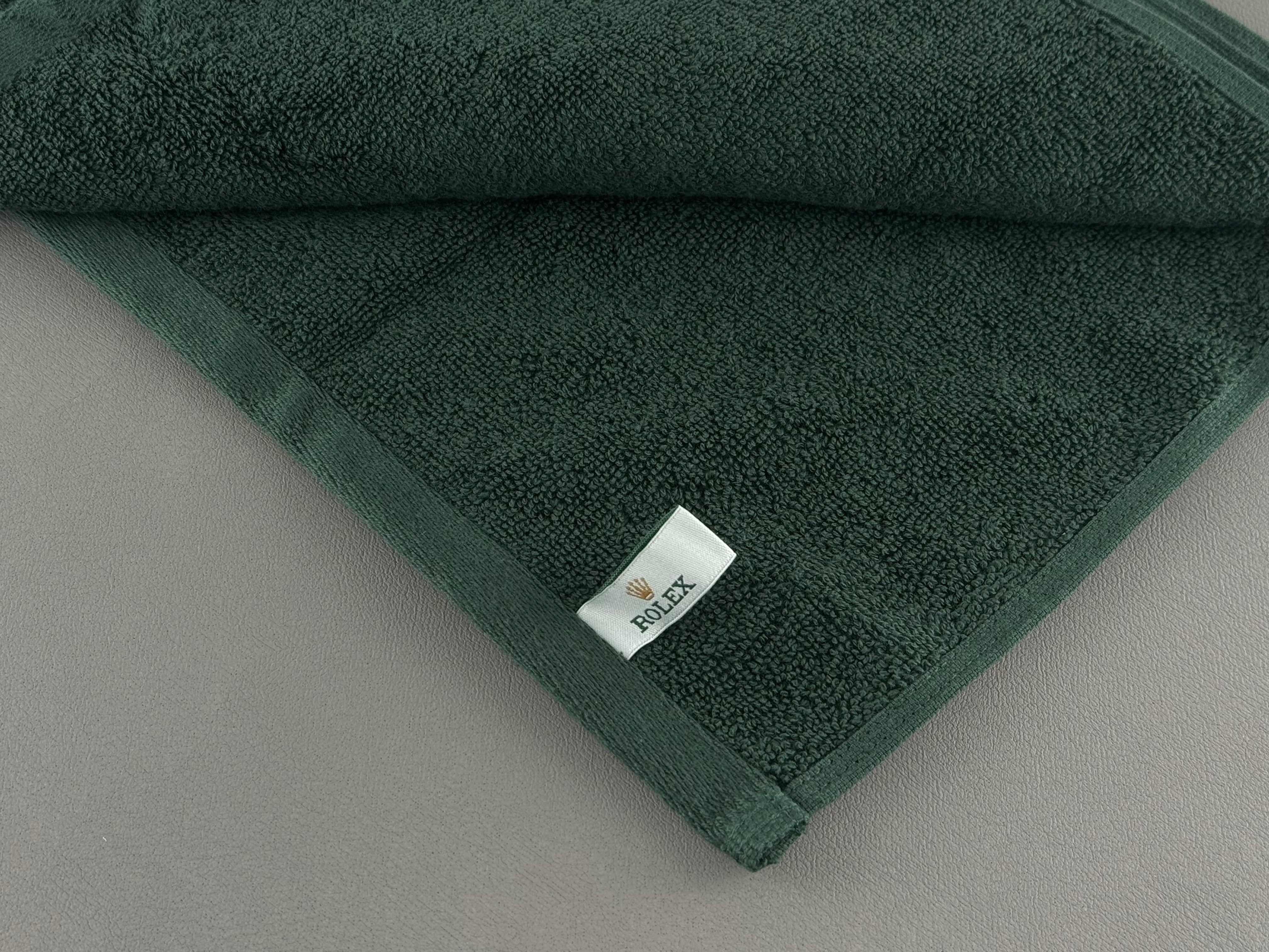 Rolex Towel with Toiletry Bag Green