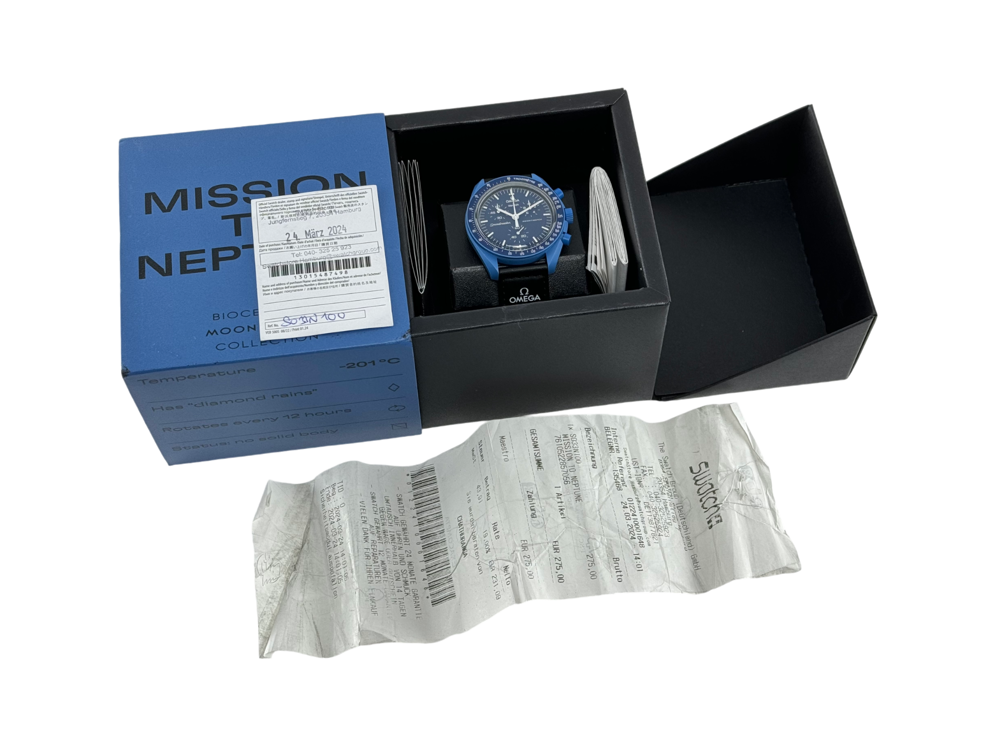 Omega x Swatch MoonSwatch Mission To Neptune SO33N100