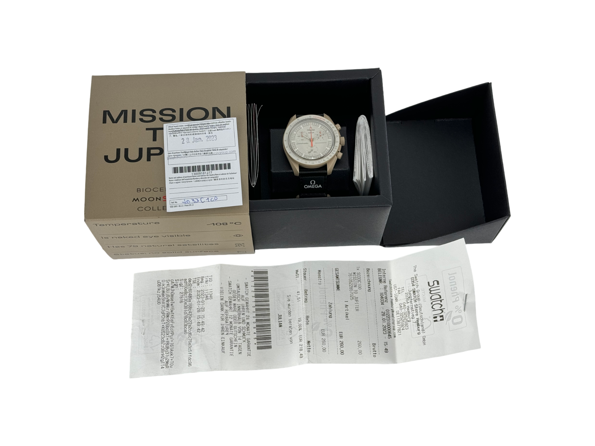 Omega x Swatch MoonSwatch mission to Jupiter SO33C100 