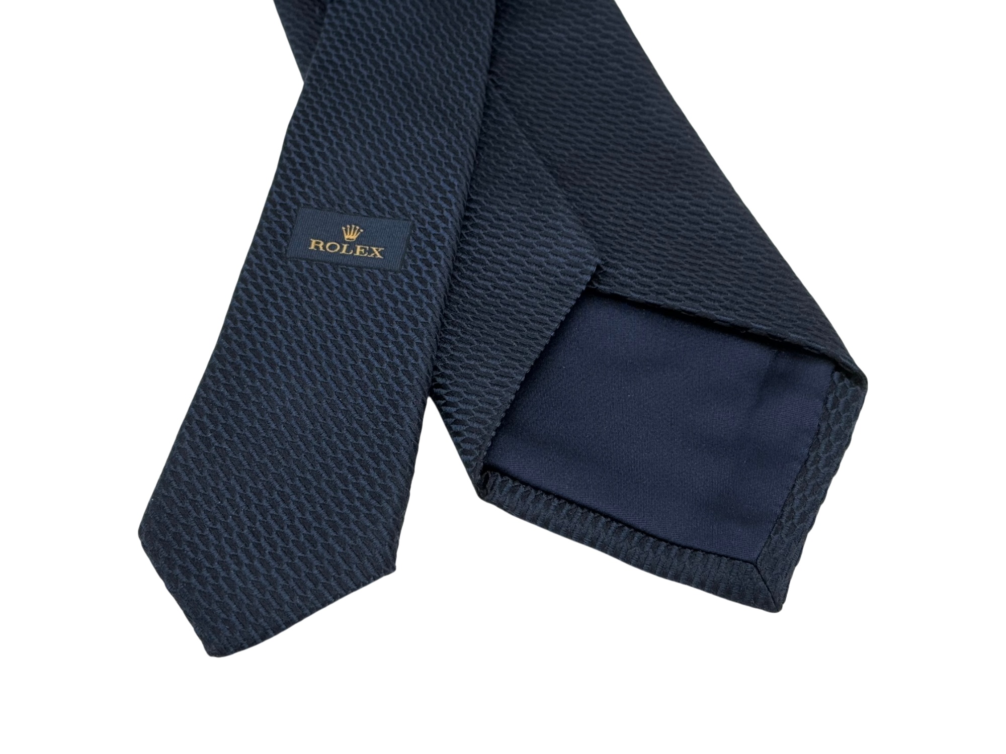 Rolex Tie 100% Silk Blue