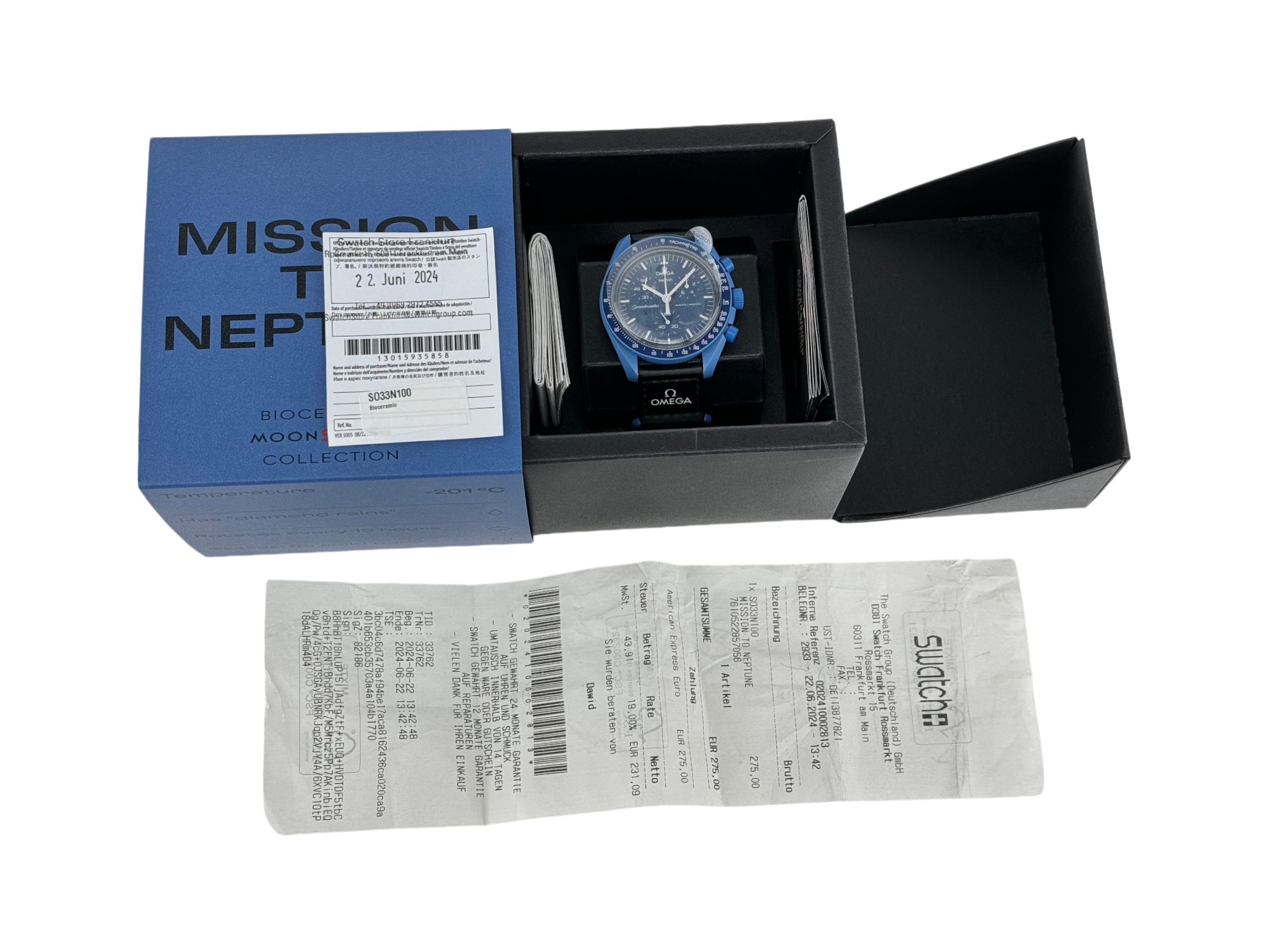 Omega x Swatch MoonSwatch Mission To Neptune SO33N100 