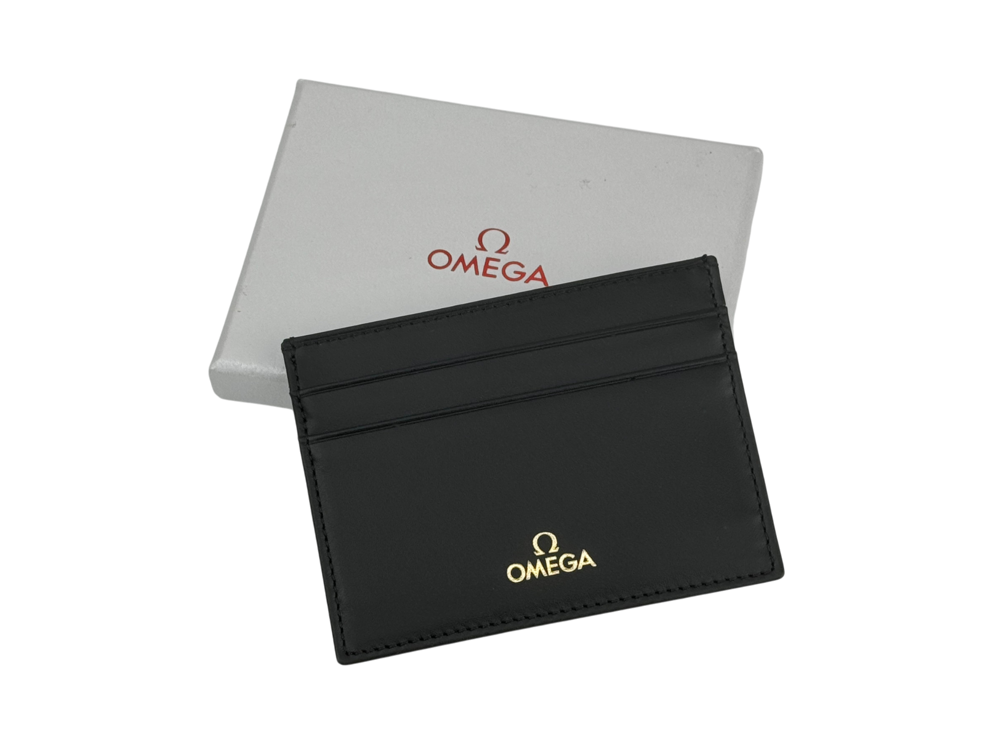 Omega card holder wallet black