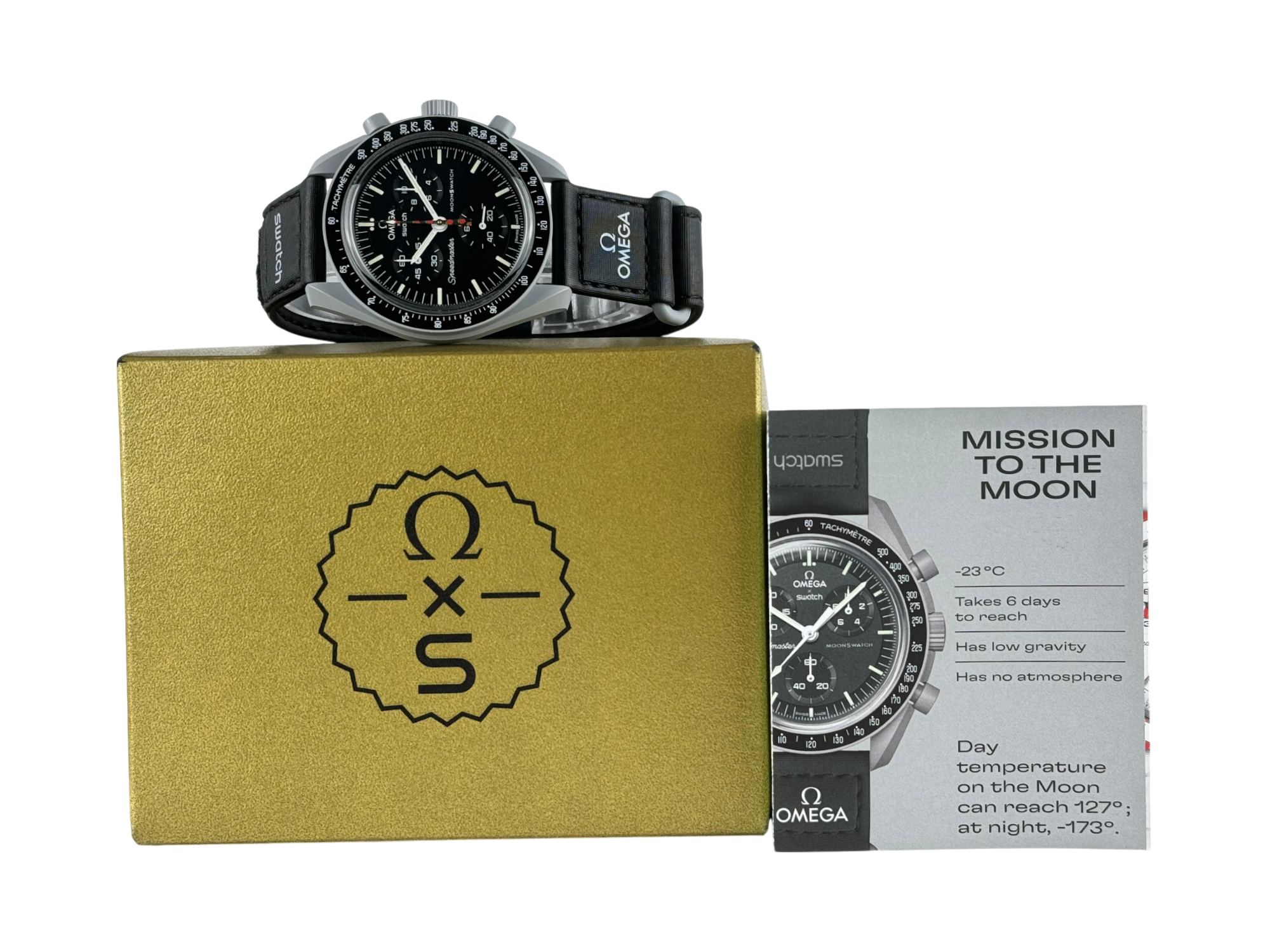 Omega x Swatch MoonSwatch Mission To The Moon Moonshine Gold Strawberry Full Moon SO33M102