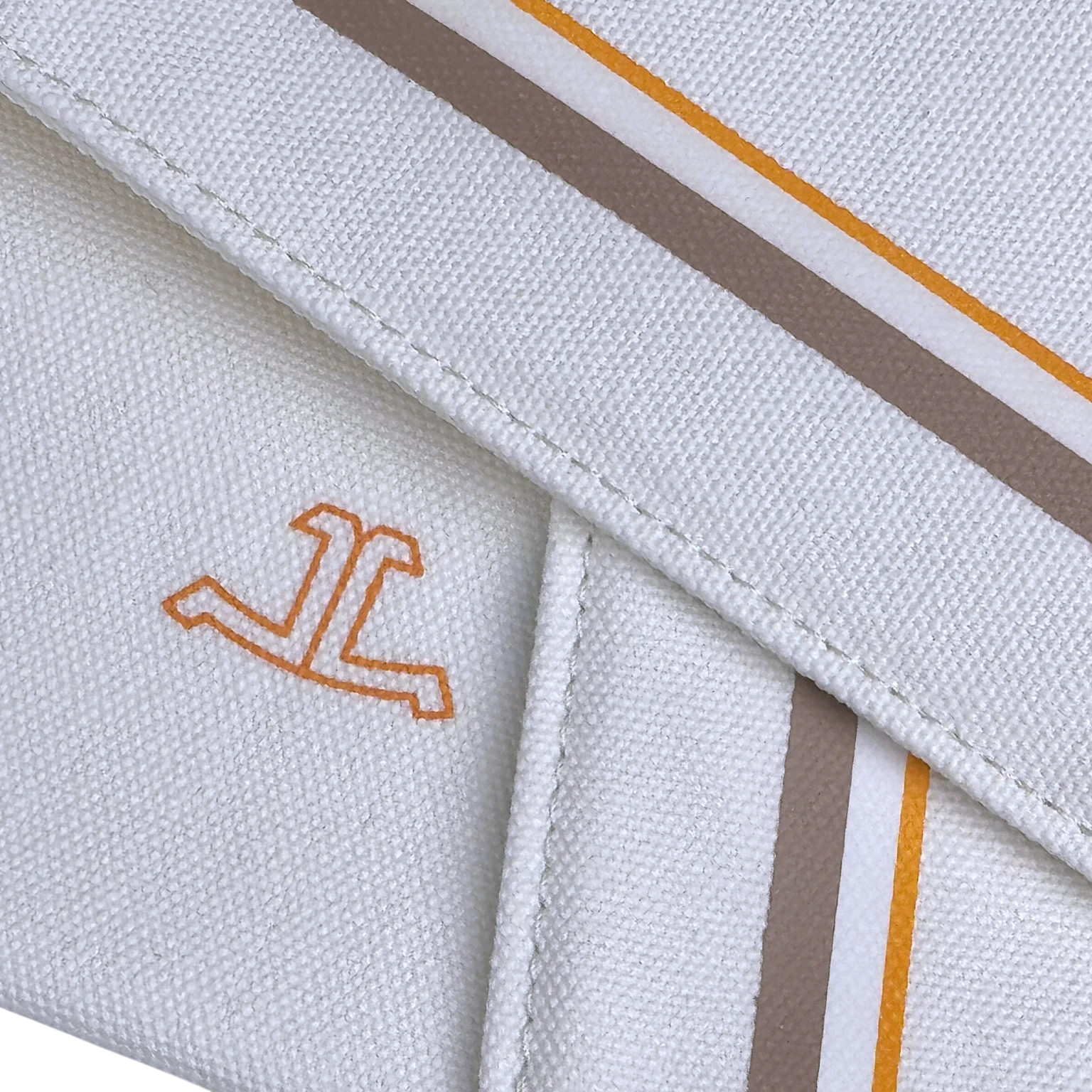 Jaeger-LeCoultre 3-Teile-Reisebeutel-Set Weiß/Beige