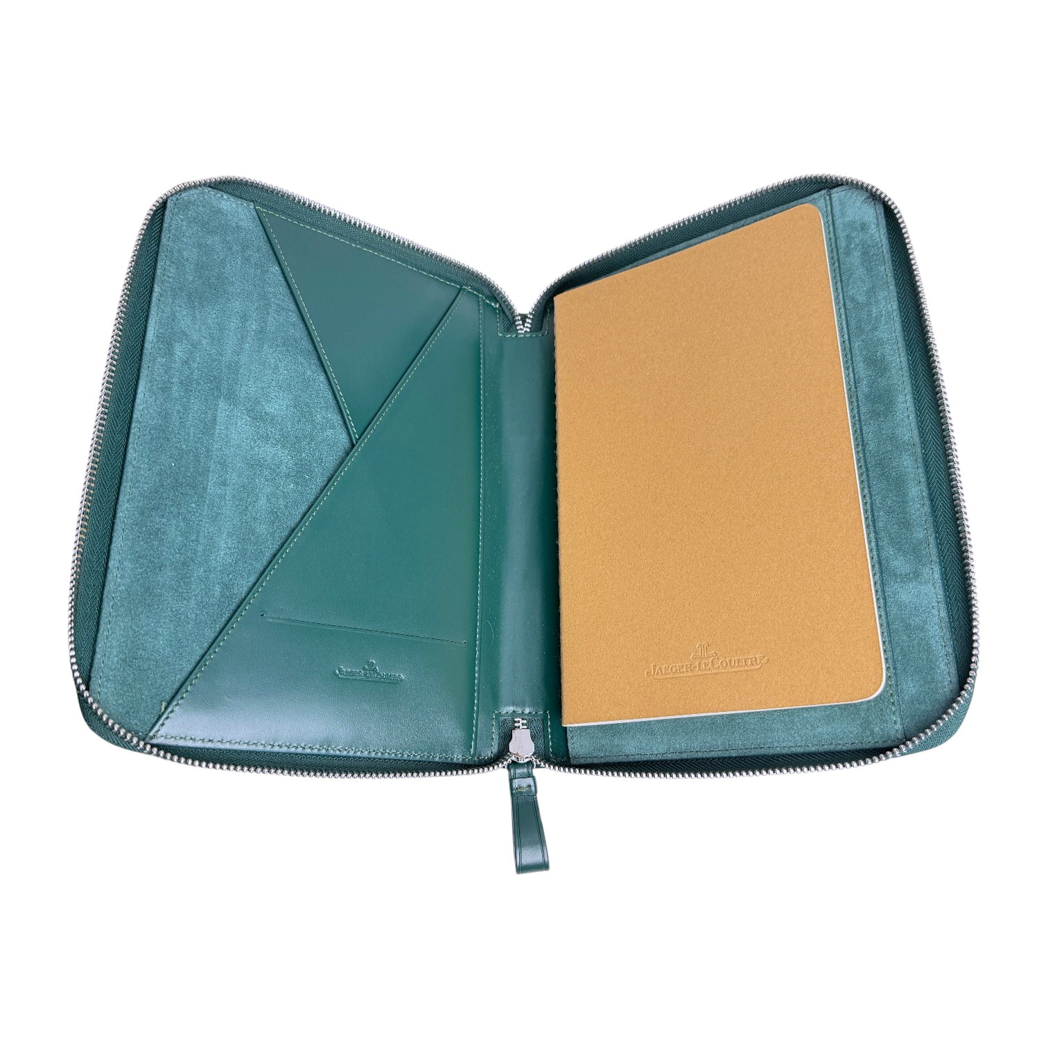 Jaeger-LeCoultre Dokumententasche Dokumentenmappe Aktenmappe Grün mit Notizbuch