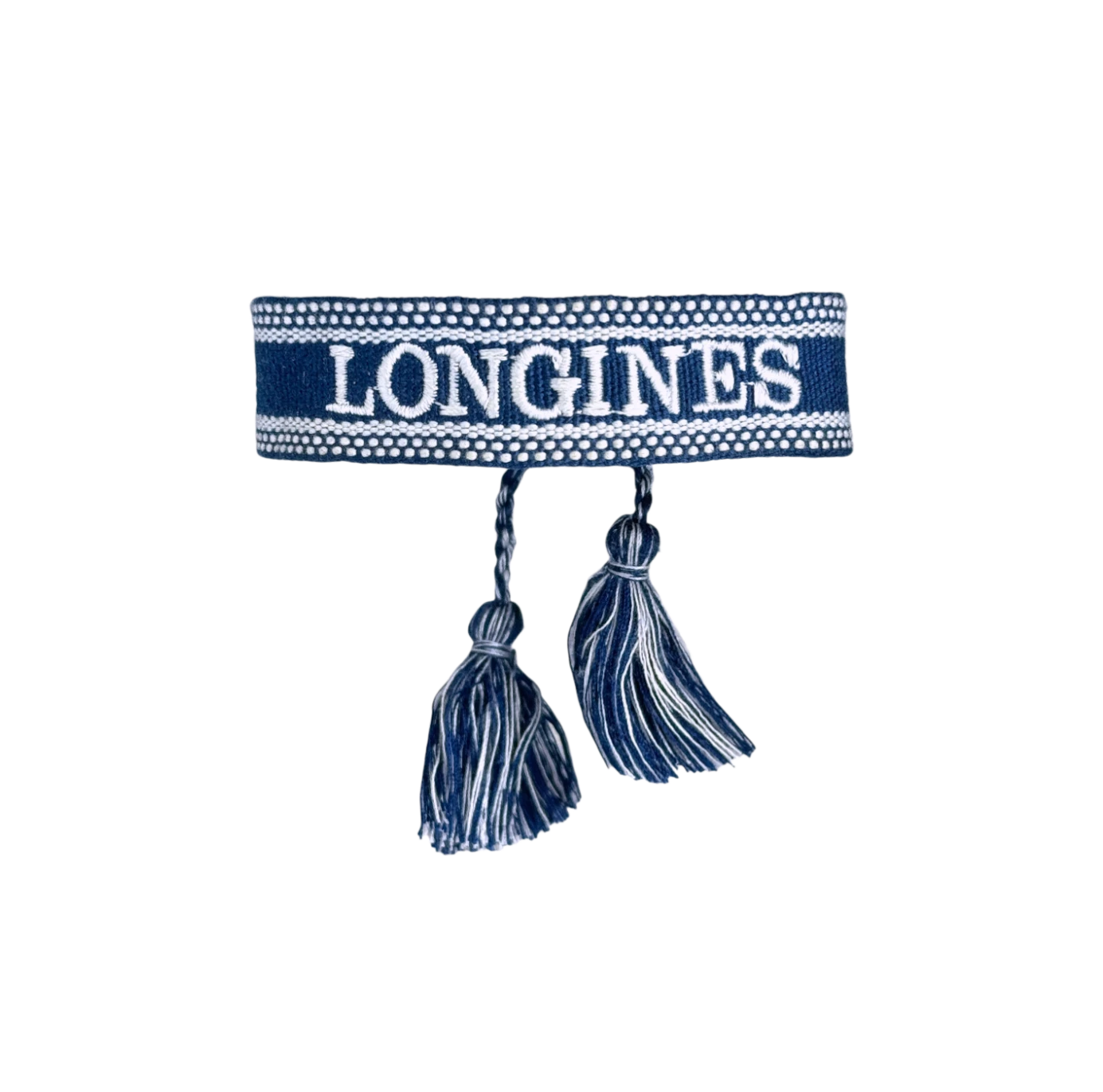 Longines gewebtes Stoffarmband in Blau