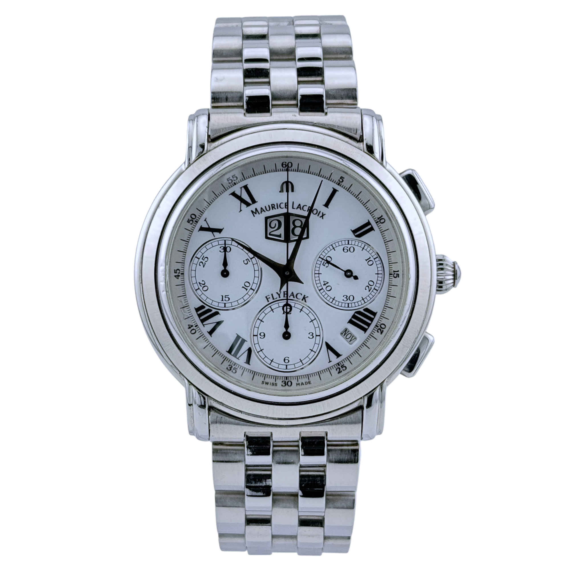 Maurice Lacroix Masterpiece Big Date Flyback Chronograph Ref. 15827 Herrenuhr