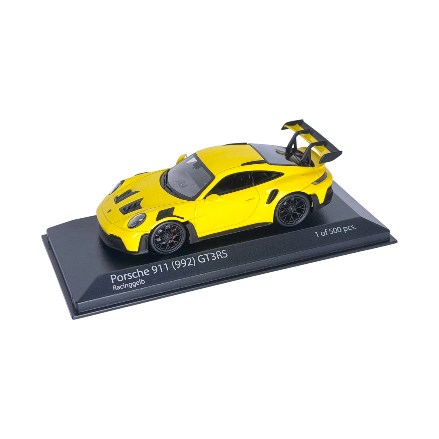 Minichamps Porsche 911 (992) GT3RS Racinggelb 1:43 Modellauto OVP
