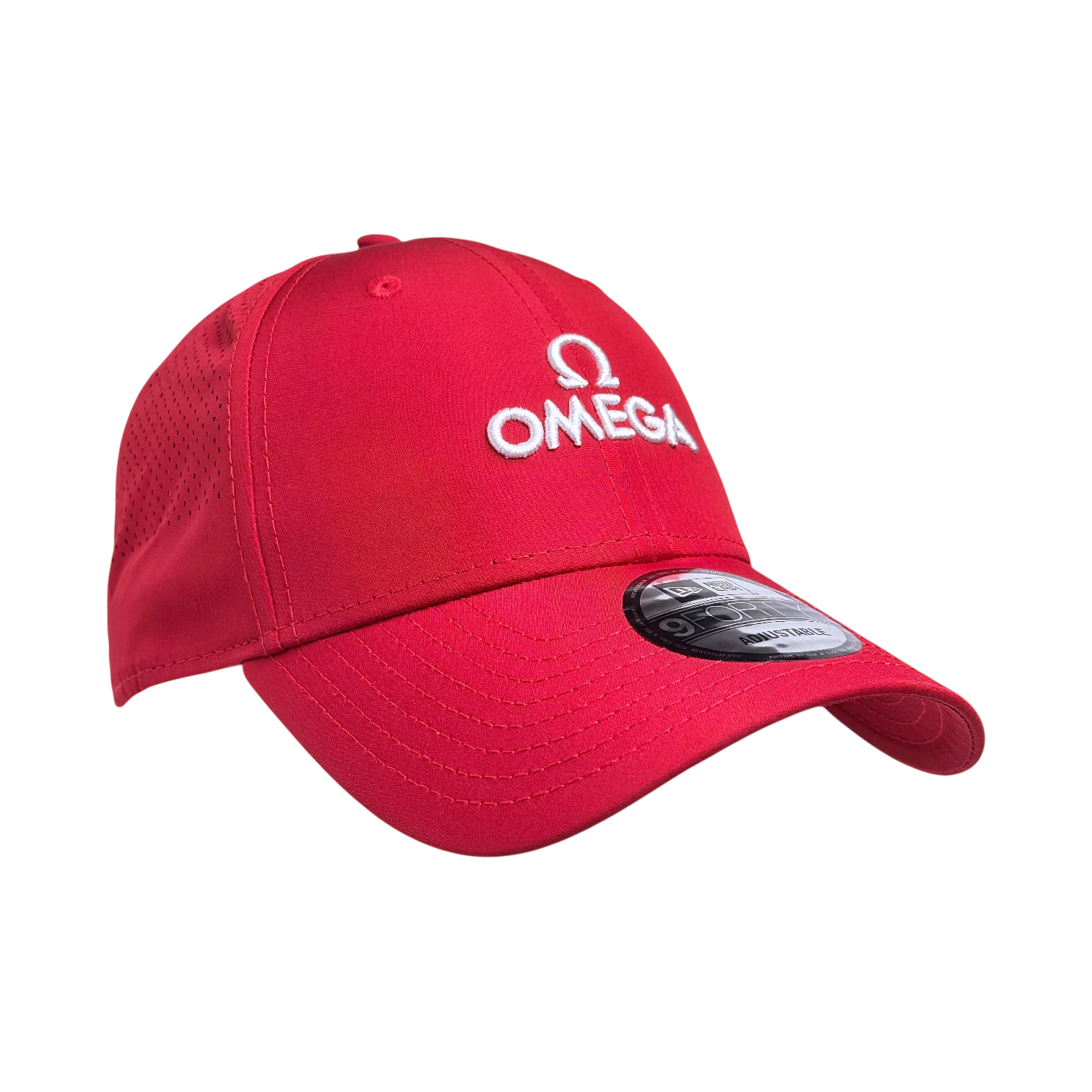 New Era X Omega Cap Rot - Kappe aus 100 % Polyester