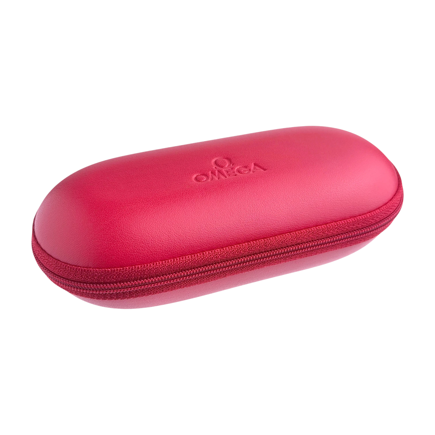 OMEGA Uhrenetui Etui Reiseetui Reisebox Box Rot service travel case pouch red
