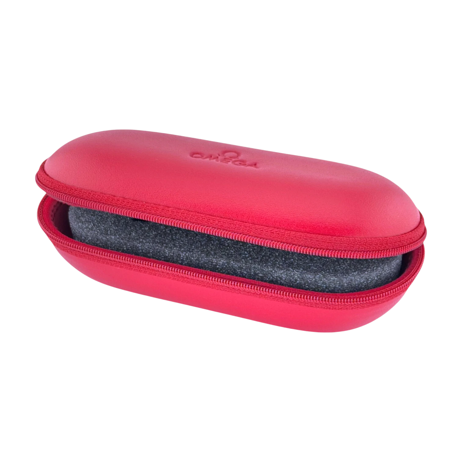 OMEGA Uhrenetui Etui Reiseetui Reisebox Box Rot service travel case pouch red