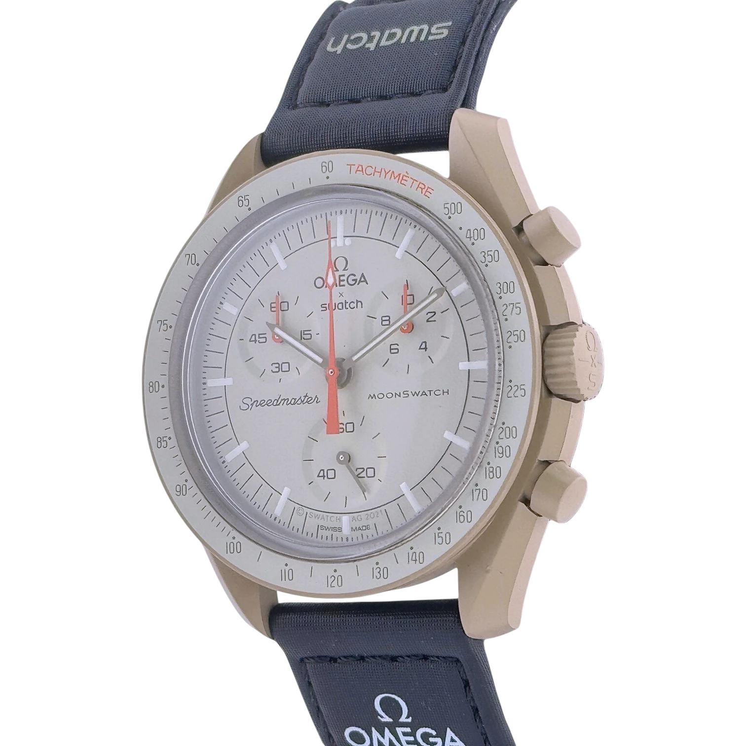 OMEGA X Swatch MoonSwatch Mission to Jupiter Armbanduhr 42 mm SO33C100