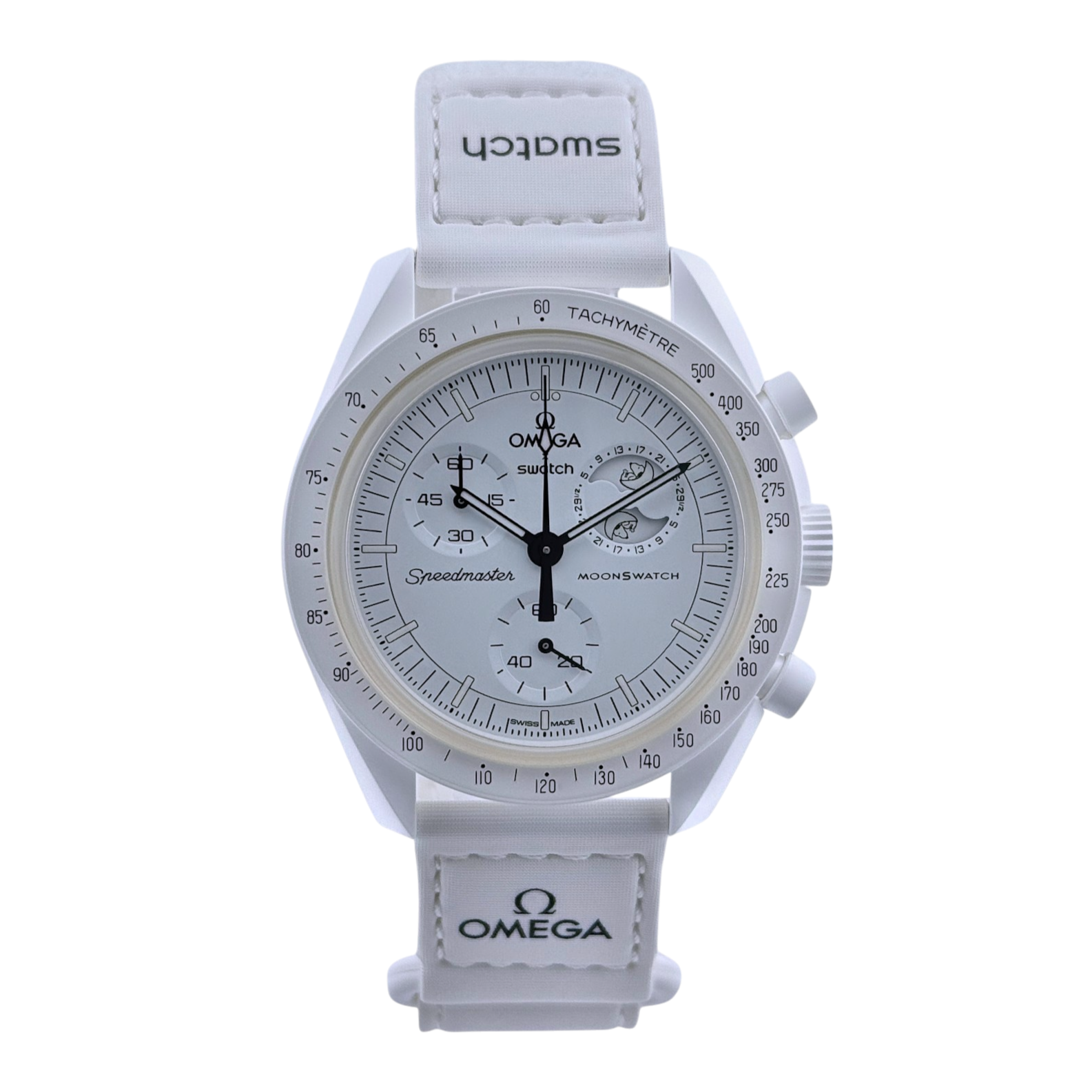 OMEGA X Swatch MoonSwatch Mission to the Moonphase Full Moon 'Snoopy' Ref. SO33W700