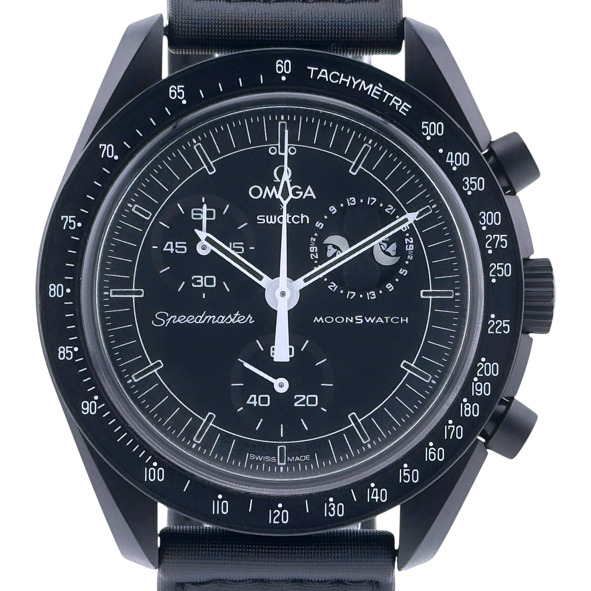OMEGA X Swatch MoonSwatch Mission to the Moonphase New Moon 'Snoopy' SO33B700