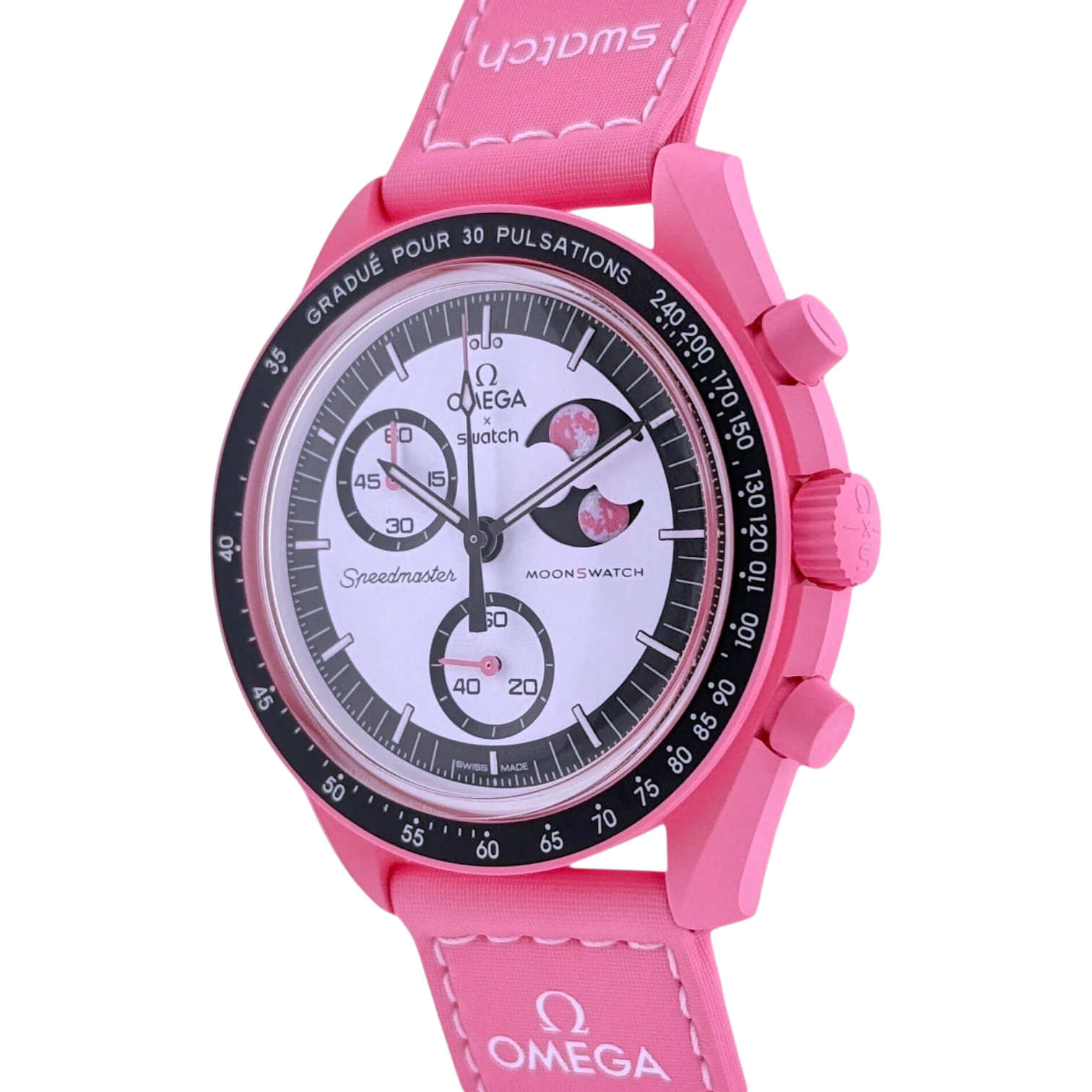 OMEGA X Swatch MoonSwatch Mission to the Pink Moonphase Ref. SO33P700