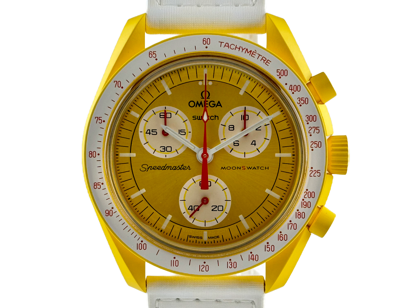  Omega Swatch Speedmaster MoonSwatch Mission To The Sun SO33J100 Gelb Yellow 42