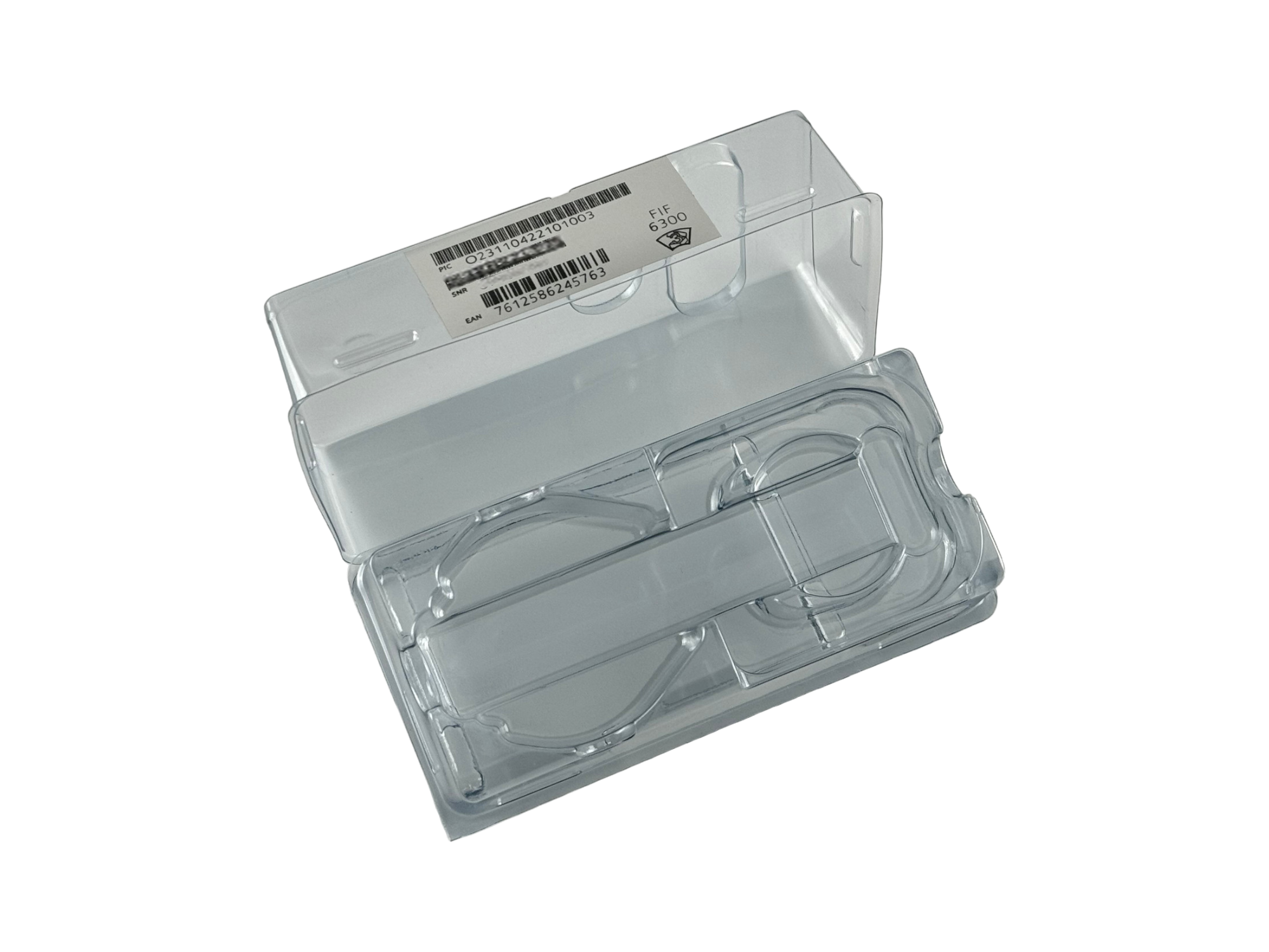 Omega Auslieferungsbox Servicebox Plastik transparent