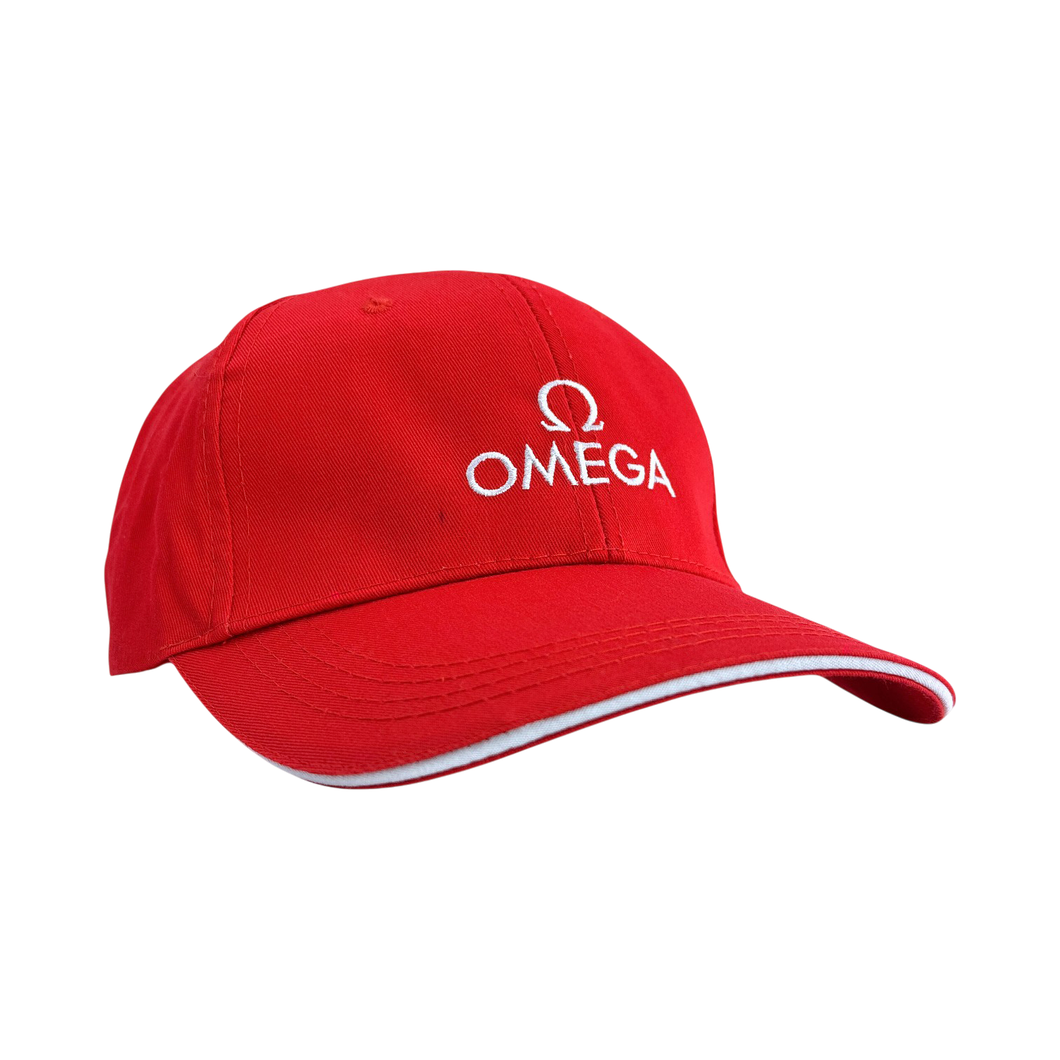 Omega Cap Golf Kappe Mütze Hut Rot 35 % Baumwolle 65 % Polyester baseballhat hat