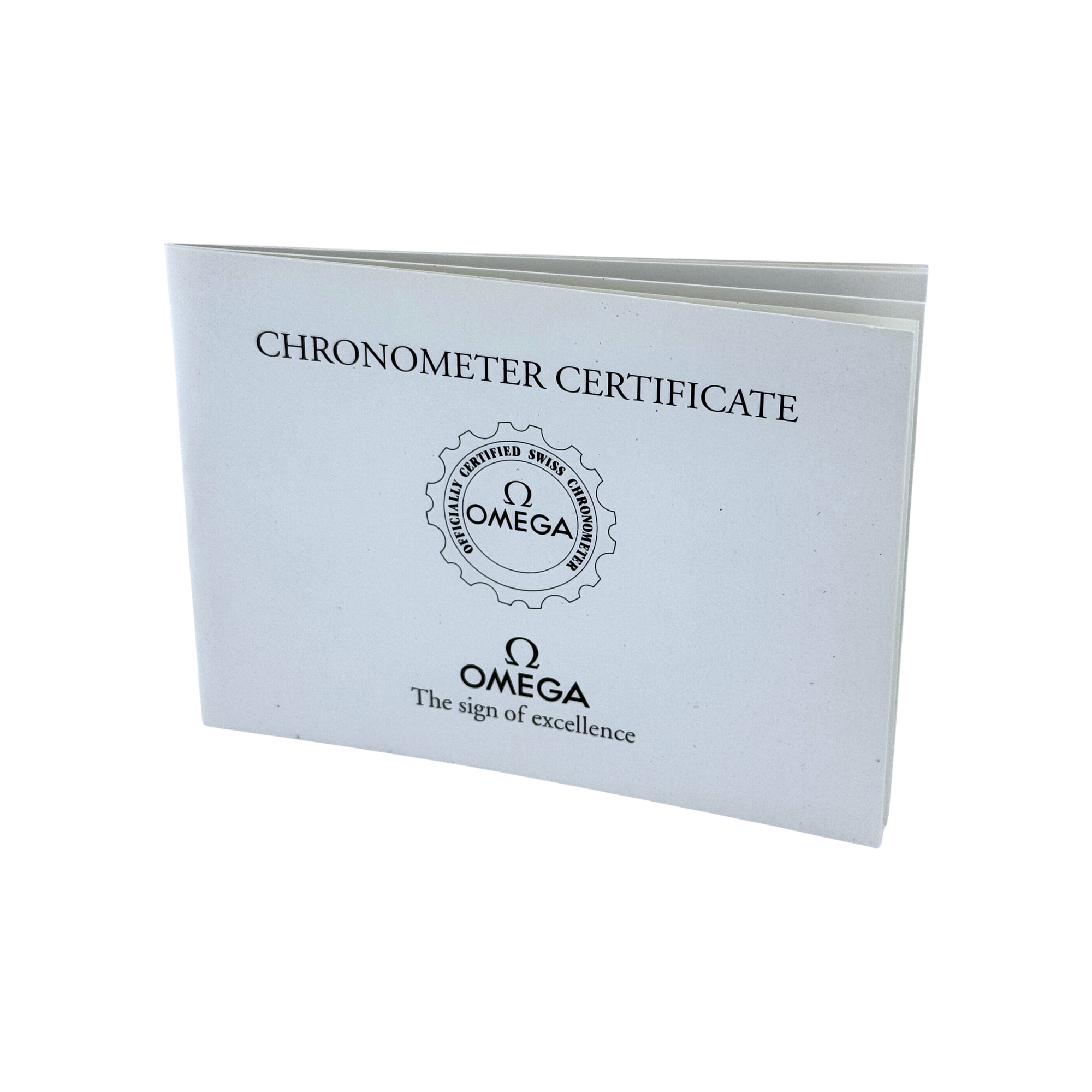 Omega Chronometerzertifikat chronometer certificate Certificate of precision