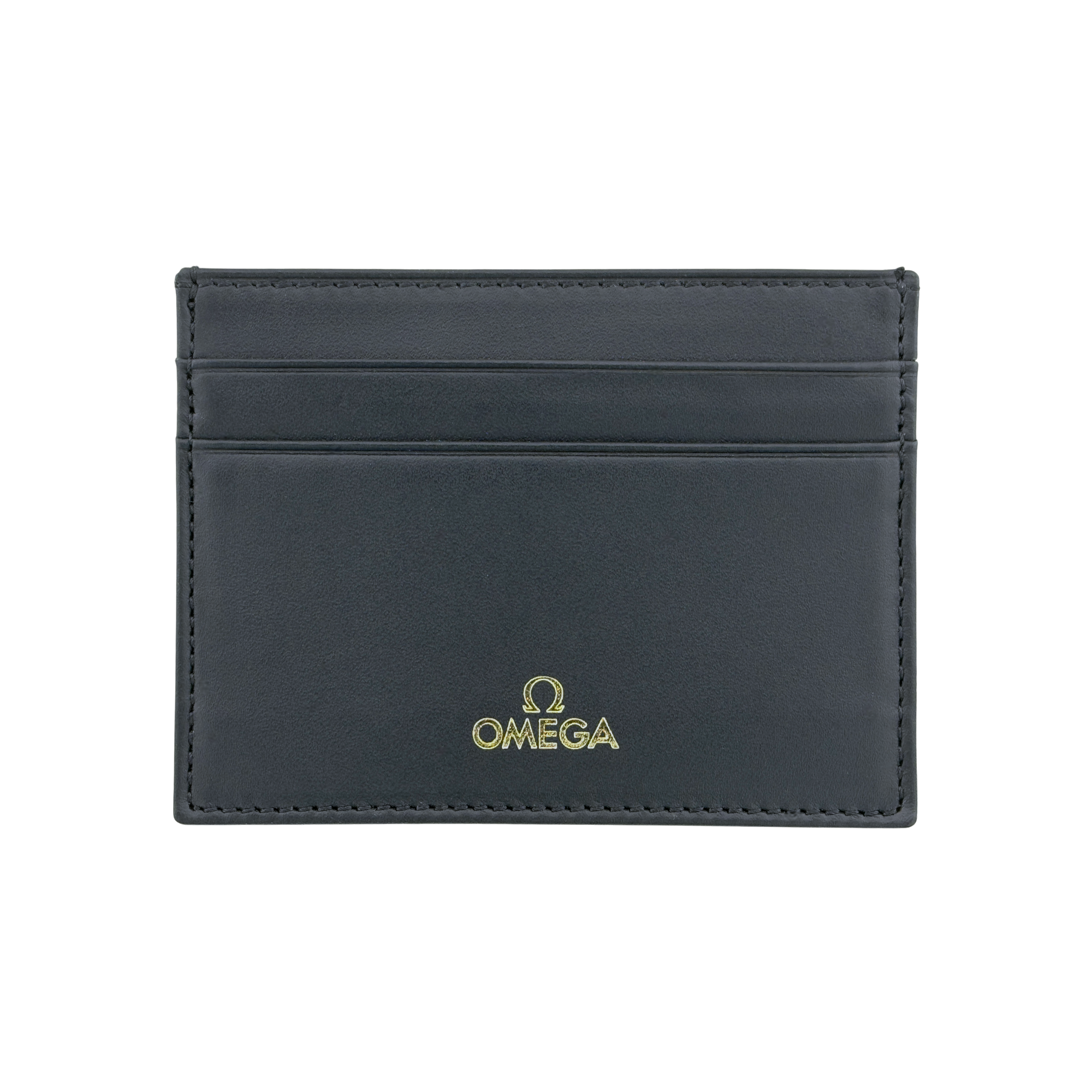 Omega Kartenetui Kartenhalter Schwarz cardholder card case black