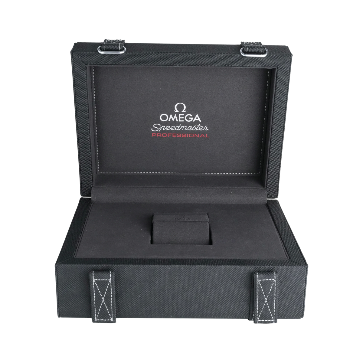 Omega Speedmaster Professional Uhrenbox Aufbewahrung Box Umkarton Schwarz
