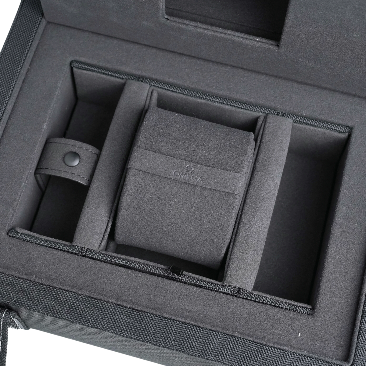 Omega Speedmaster Professional Uhrenbox Aufbewahrung Box Umkarton Schwarz