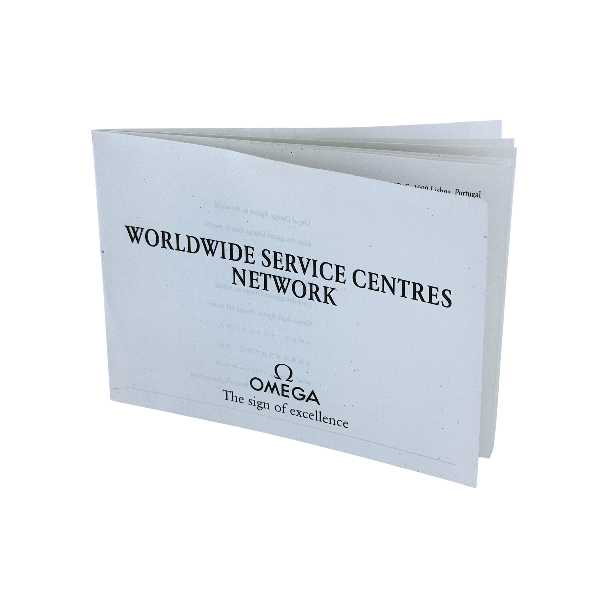 Omega weltweites Service Center Netzwerk worldwide service center network