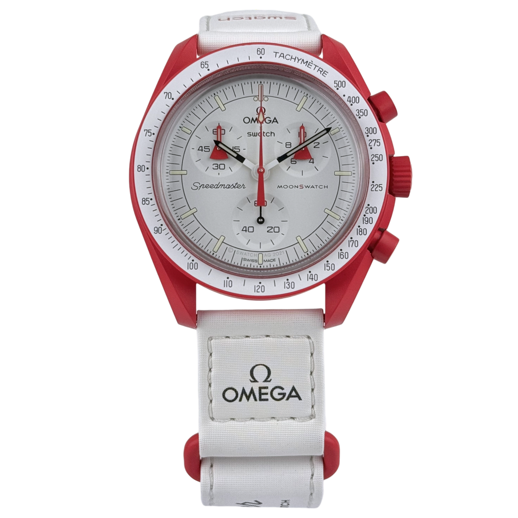 Omega x Swatch Speedmaster MoonSwatch Mission to Mars watch SO33R100