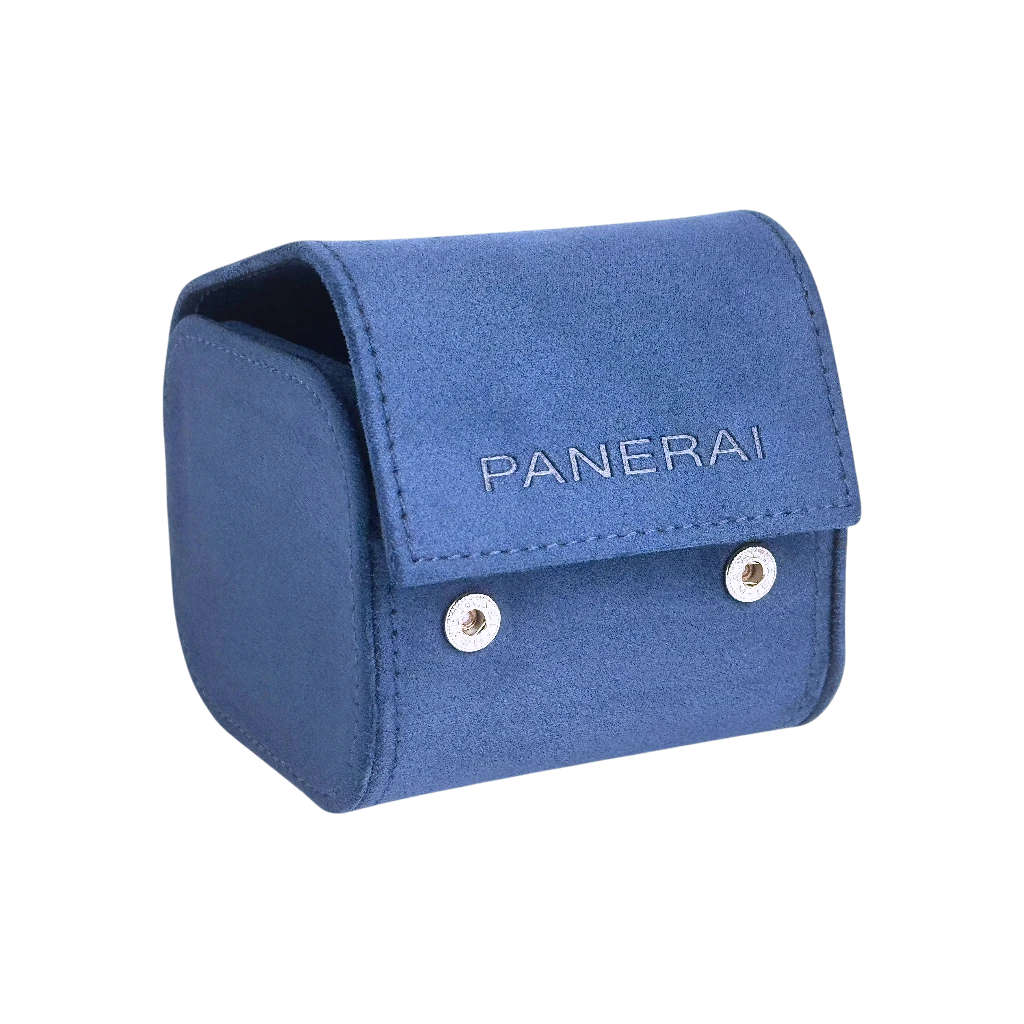 Panerai Uhrenetui Etui Reiseetui Reisebox Box Blau service travel case pouch