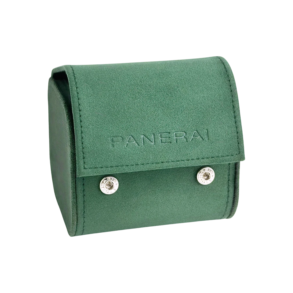 Panerai Uhrenetui Etui Reiseetui Reisebox Box Grün service travel case pouch