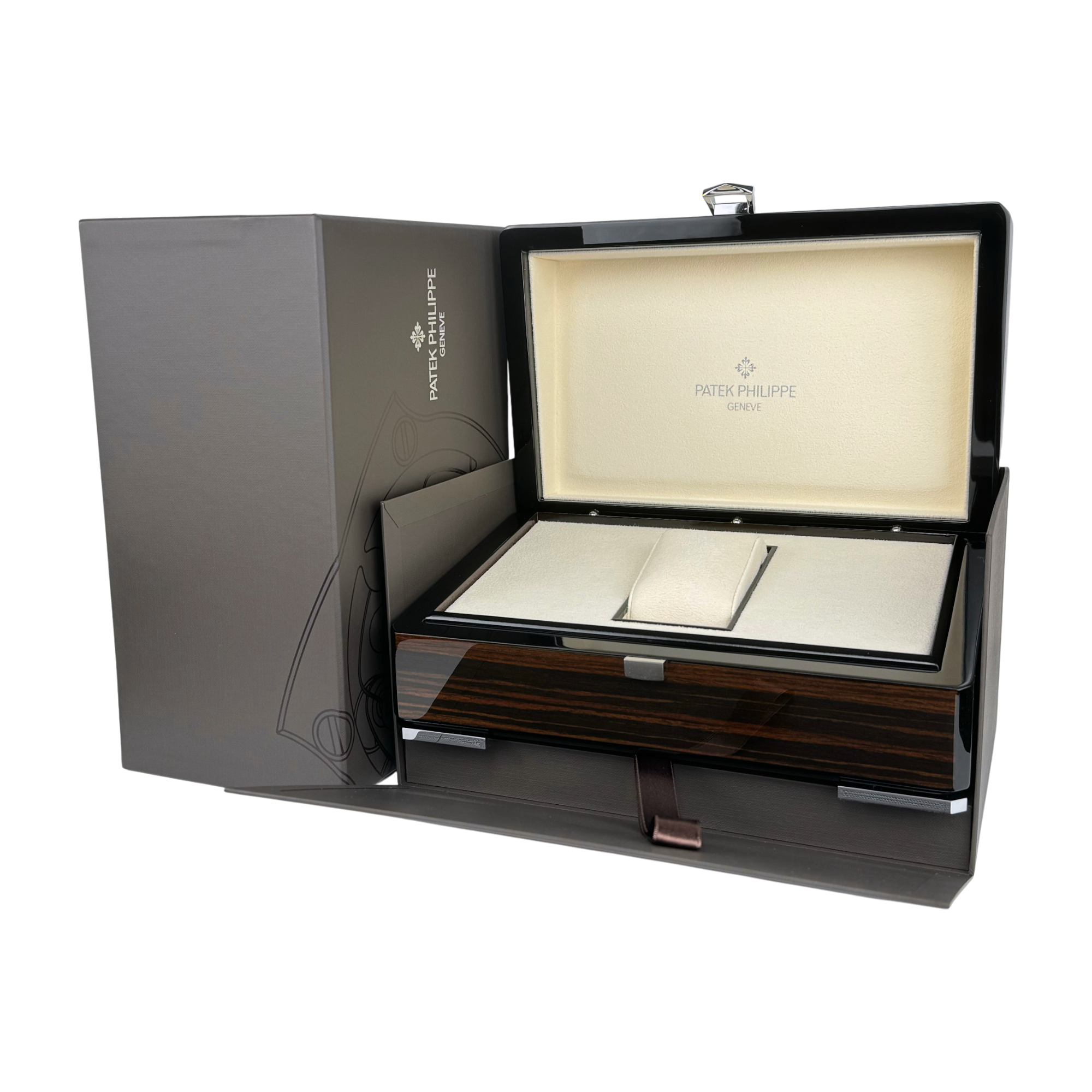 Patek Philippe Box Uhrenbox Mahagoni Holz Braun watch box brown H997.EM123.DI