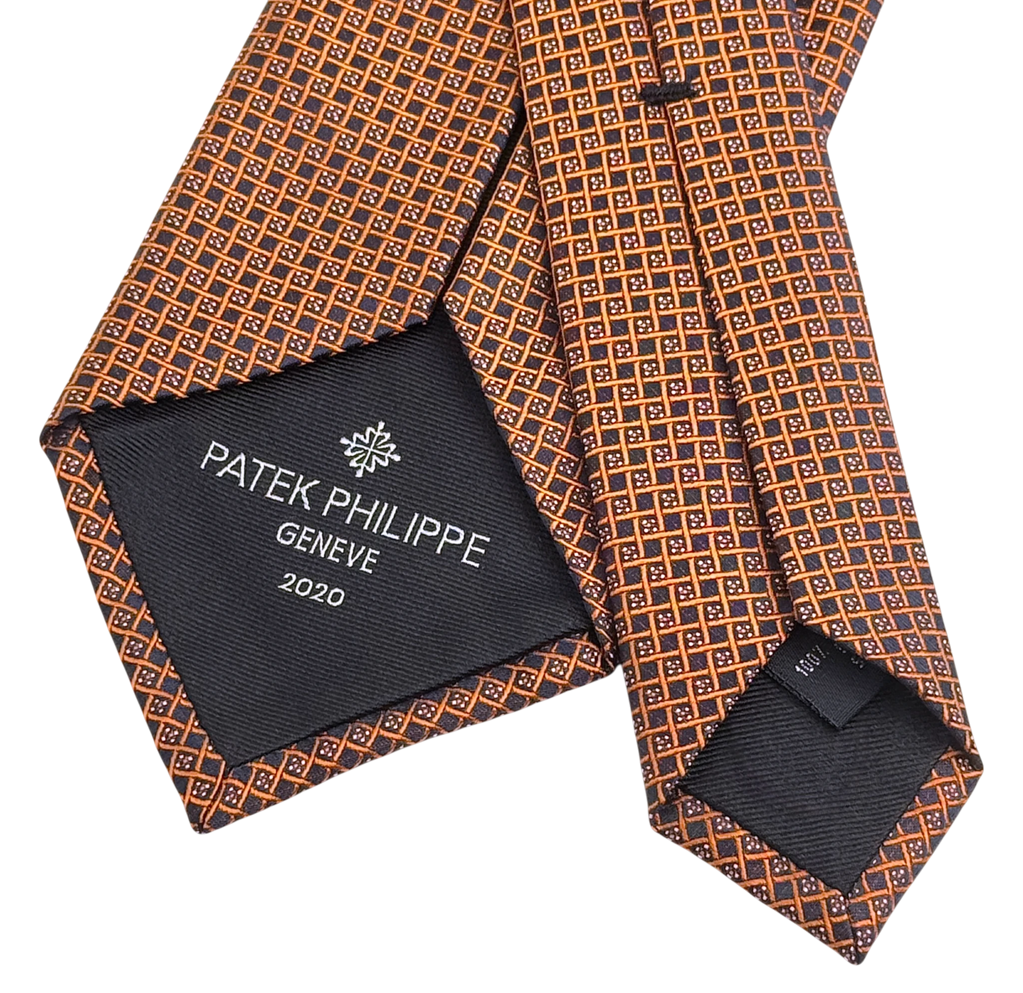 Patek Philippe Krawatte Schleife Orange 100 % Seide 2020 silk tie necktie