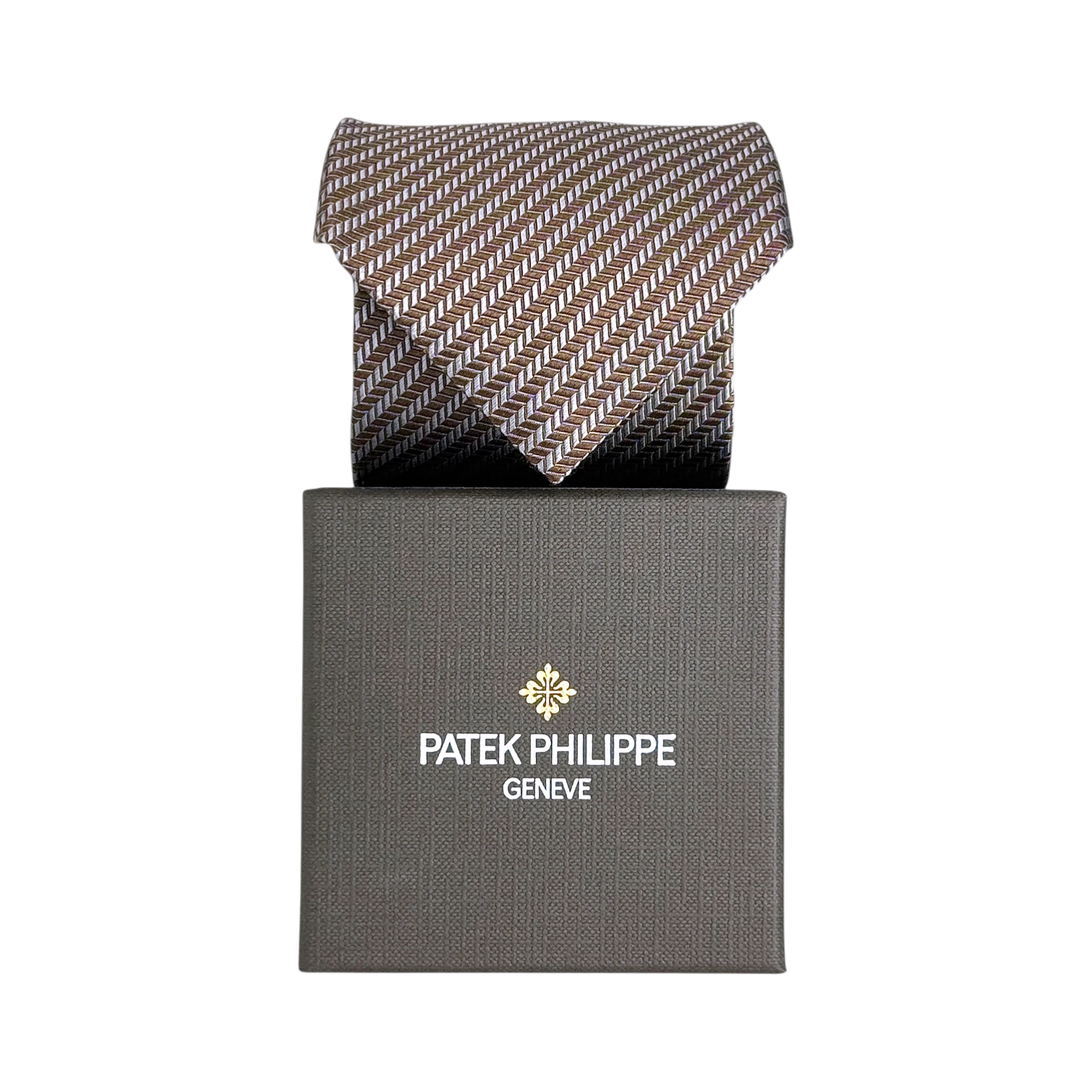 Patek Philippe Krawatte in Braun aus 100 % Seide (2025)