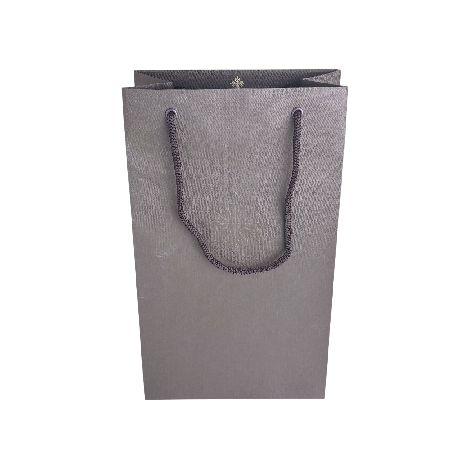 Patek Philippe Papier Verkaufstasche Tasche Tüte Braun länglich