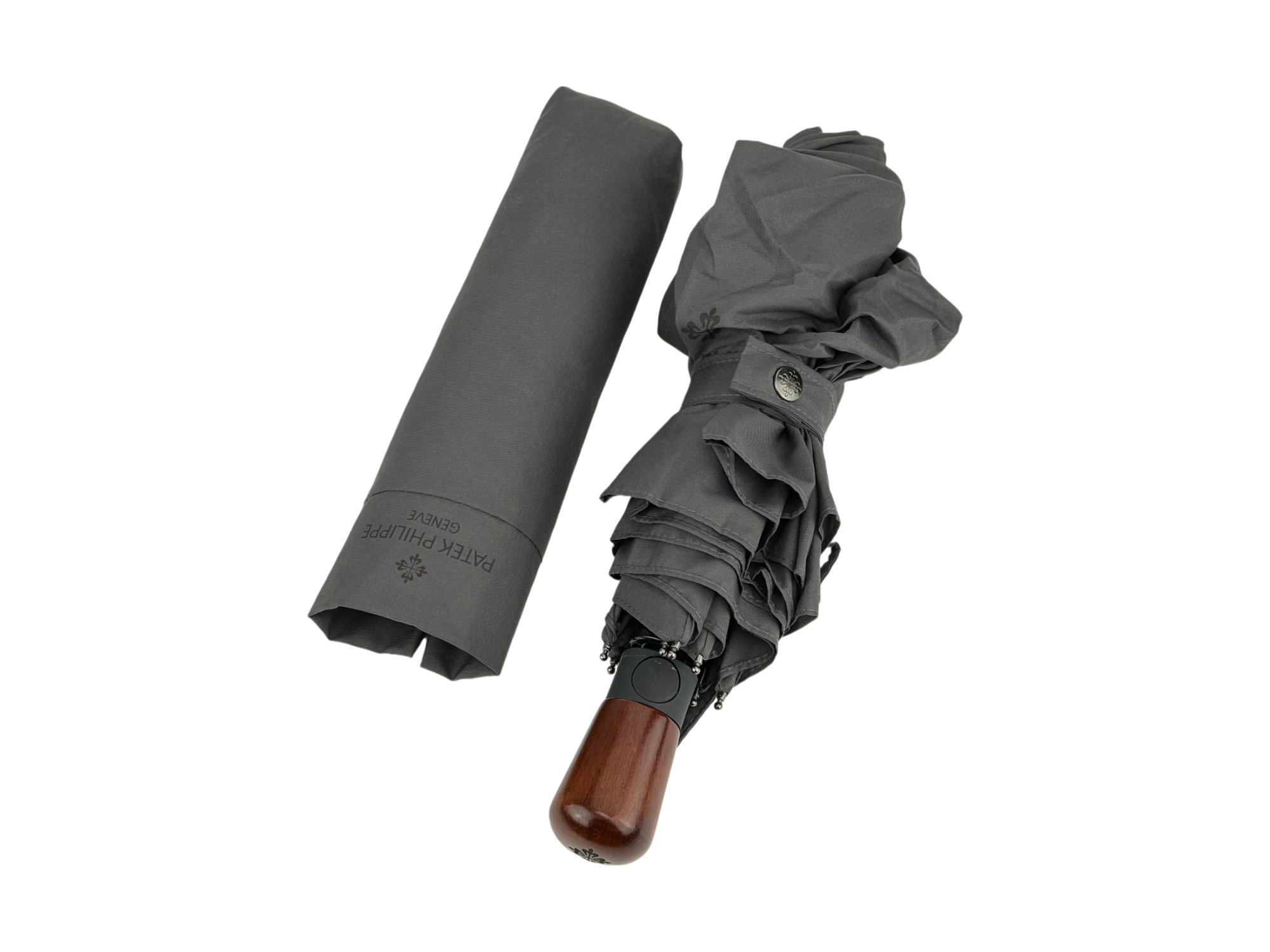 Patek Philippe Regenschirm Schirm Taschenschirm Sonnenschirm Grau umbrella grey