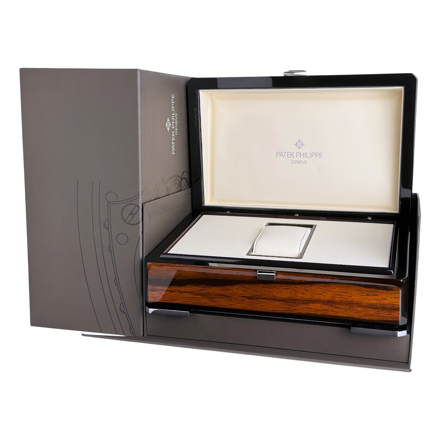 Patek Philippe Uhrenbox Box Umkarton Braun watch box brown Ref. H997.EM123.W.A