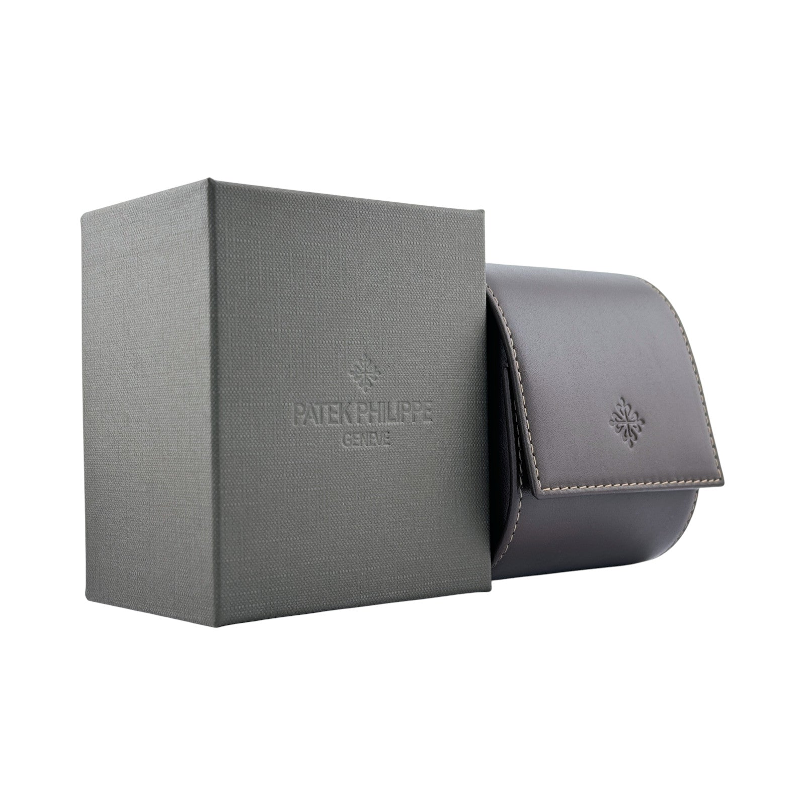 Patek Philippe Uhrenetui Etui Reiseetui Box Matt Braun travel case pouch brown