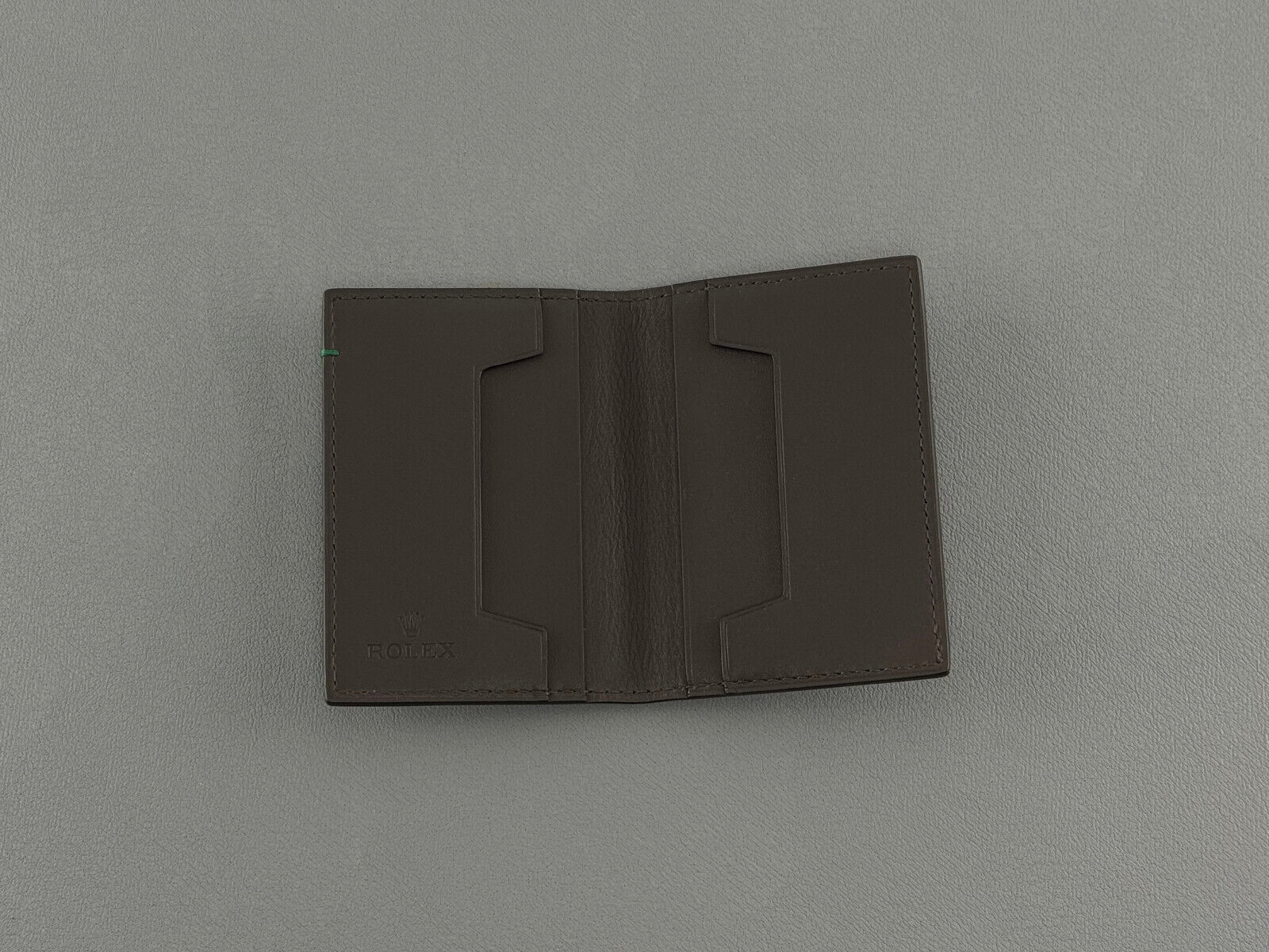 Rolex Card Holder Brown