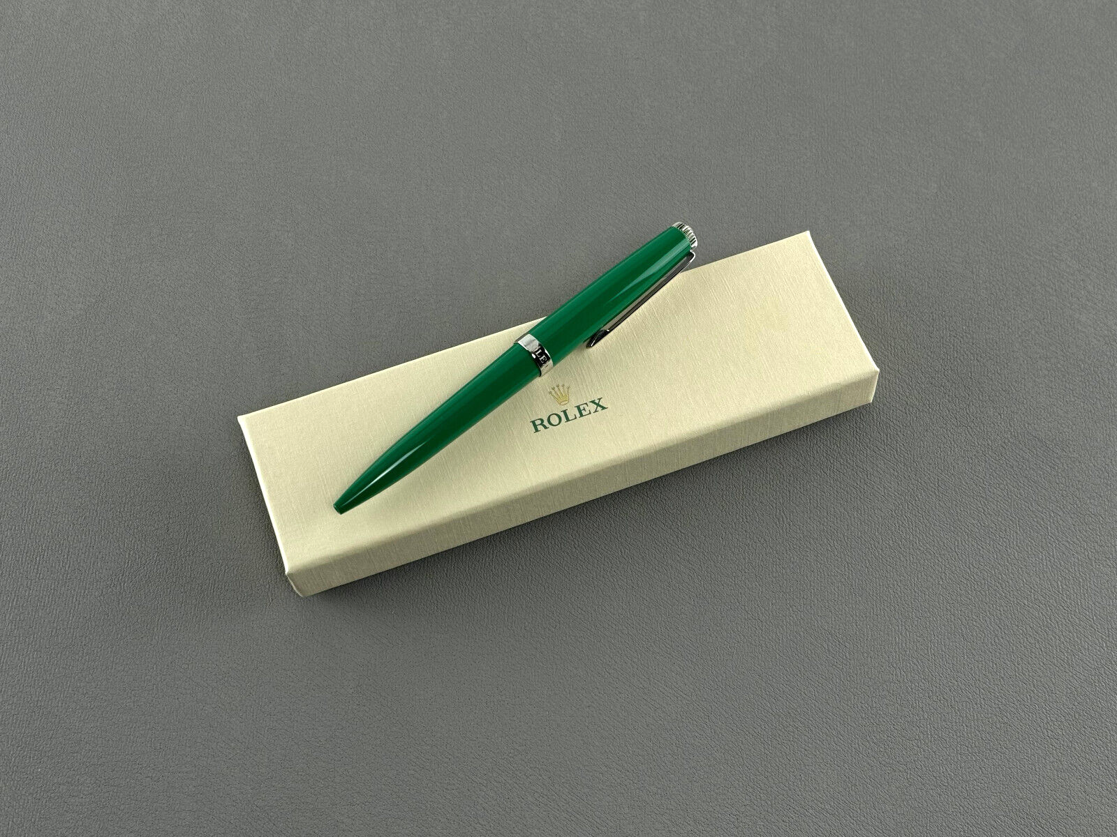  Rolex Kugelschreiber Drehkugelschreiber Kuli Stift ballpoint pen Grün green