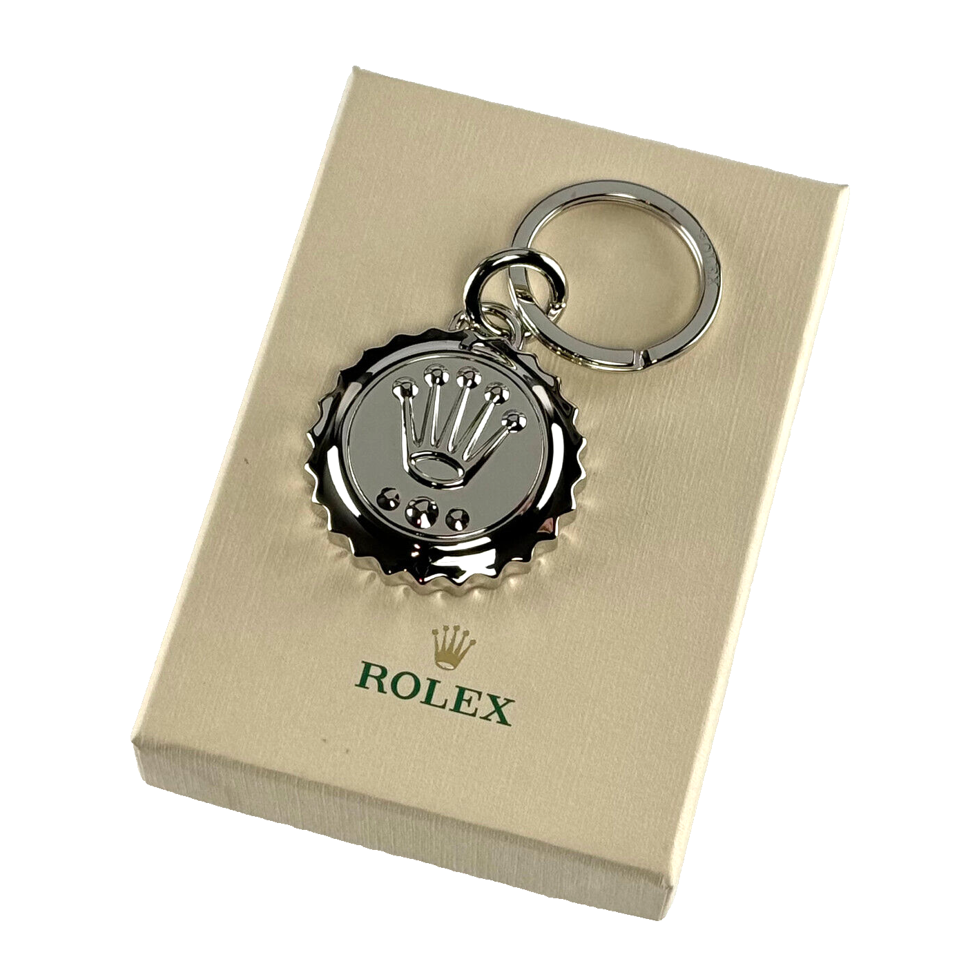 Rolex Schlüsselanhänger Anhänger keyring keychain key holder Silber Edelstahl