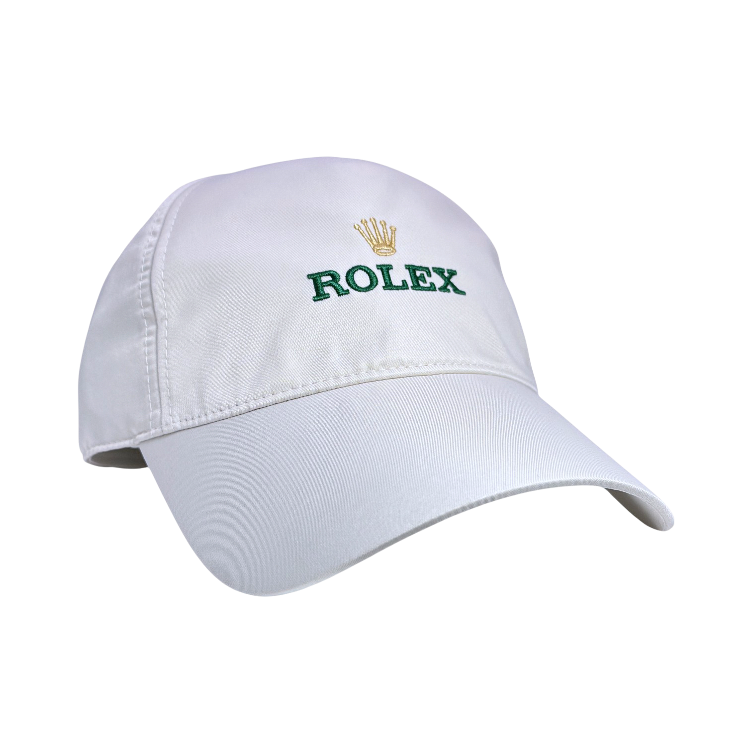 Rolex Cap Golf Kappe Mütze Hut Weiß 100 % Polyester baseballhat hat white