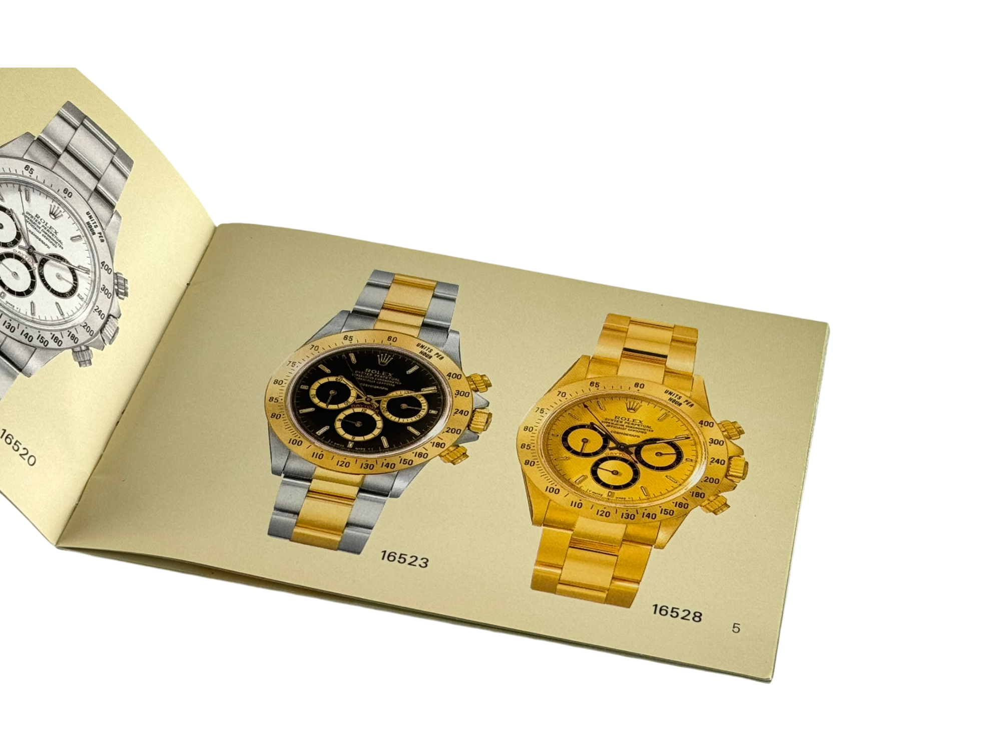 Rolex Cosmograph Daytona vintage Booklet German Year 1989 Ref. 596.13
