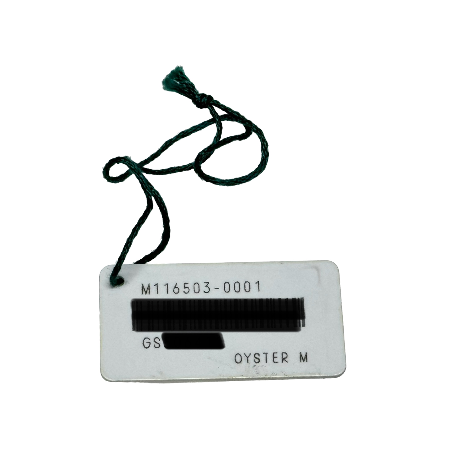 Rolex Daytona Ref. M116503-0001 Hang Tag Weiß