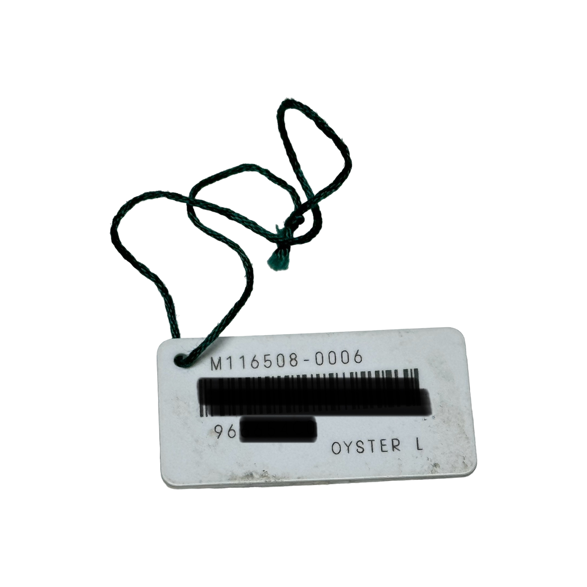 Rolex Daytona Ref. M116508-0006 Hang Tag Weiß