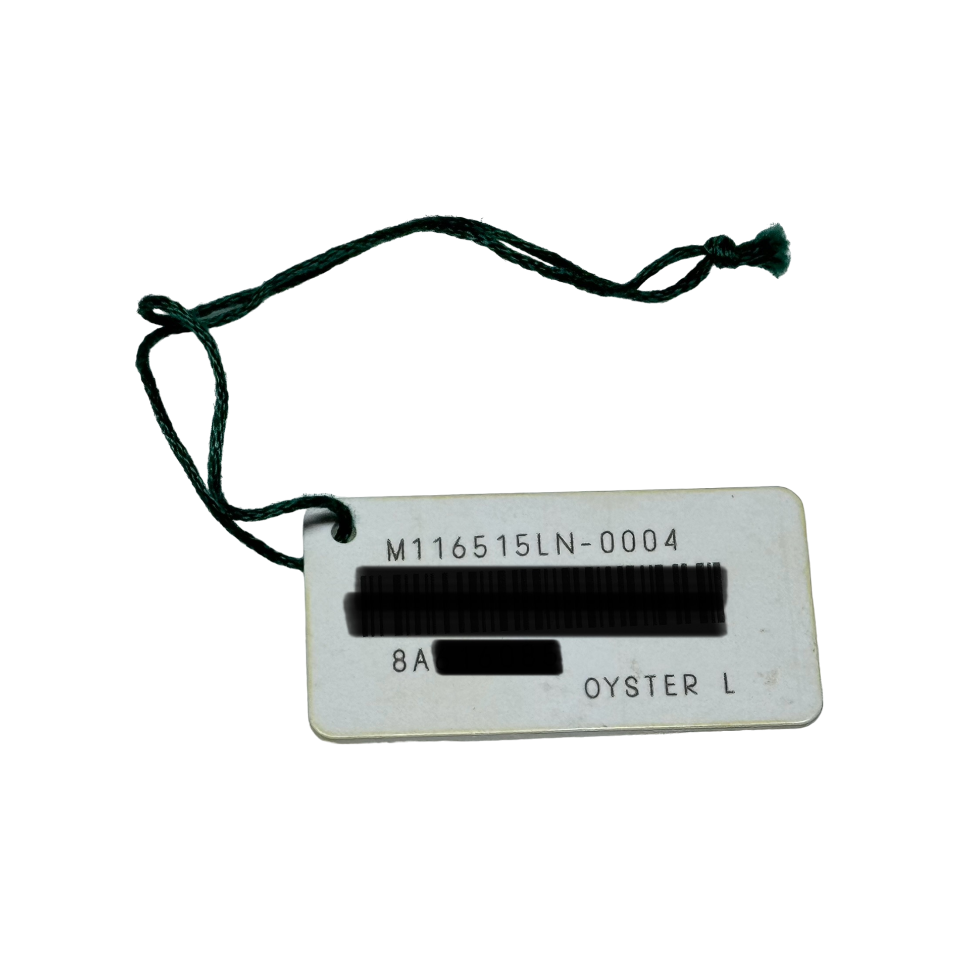 Rolex Daytona Ref. M116515LN-0004 Hang Tag Weiß