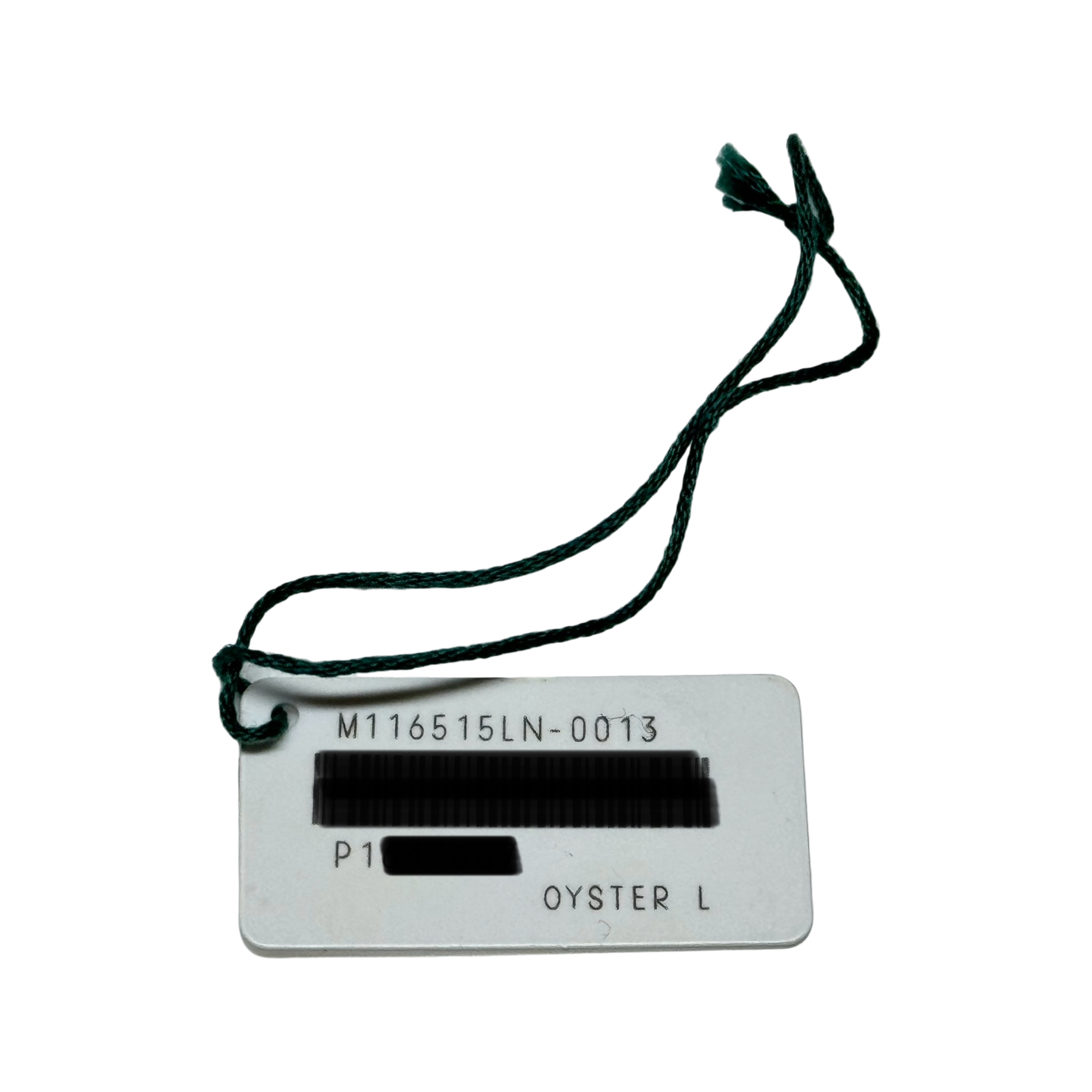 Rolex Daytona Ref. M116515LN-0013 Hang Tag Weiß