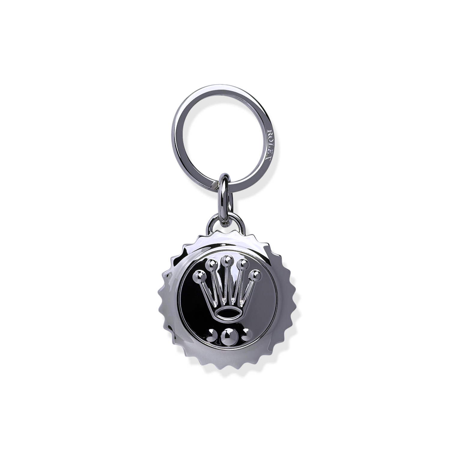 Rolex Edelstahl Schlüsselanhänger, Anhänger in Silber 