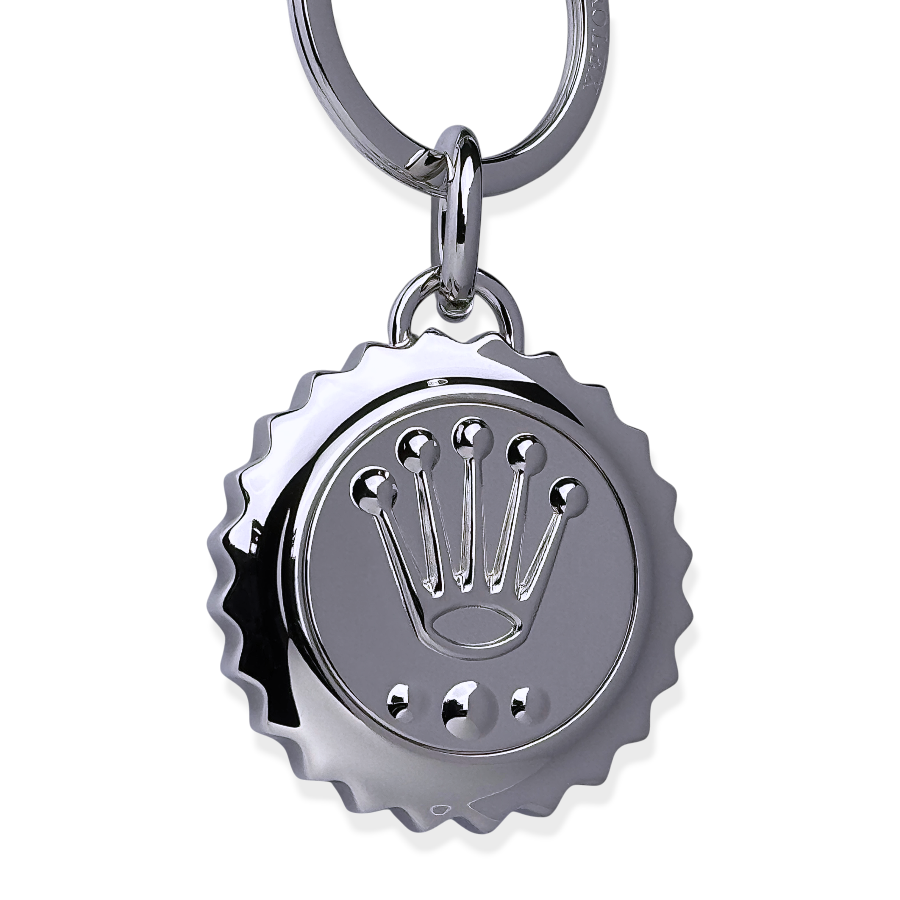 Rolex Edelstahl Schlüsselanhänger, Anhänger in Silber 