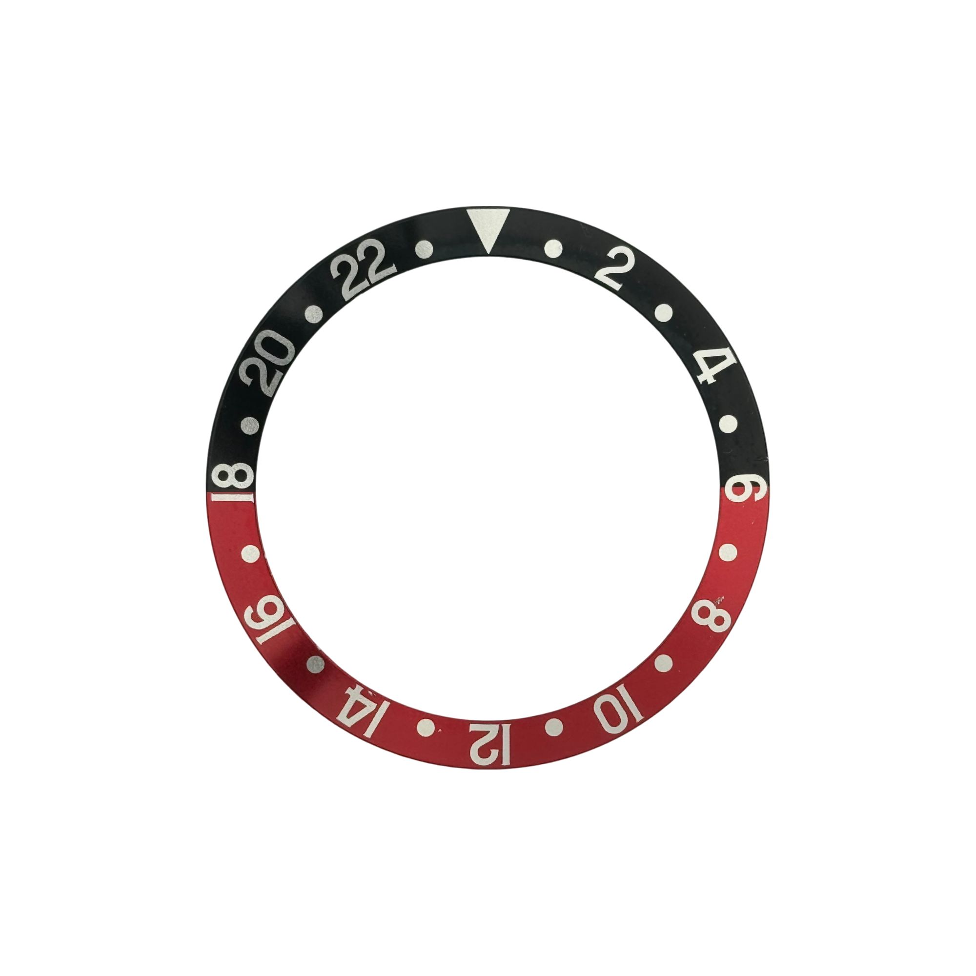 Rolex GMT-Master Coke Inlay Insert Bezel Lünette Ref. 16710, 16700, 16760 Serif